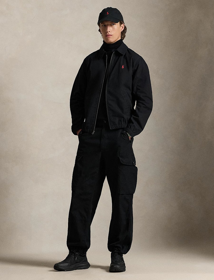 Polo Ralph Lauren - COTTON POPLIN-WVN-JACKET - leichte jacken - polo black - 0