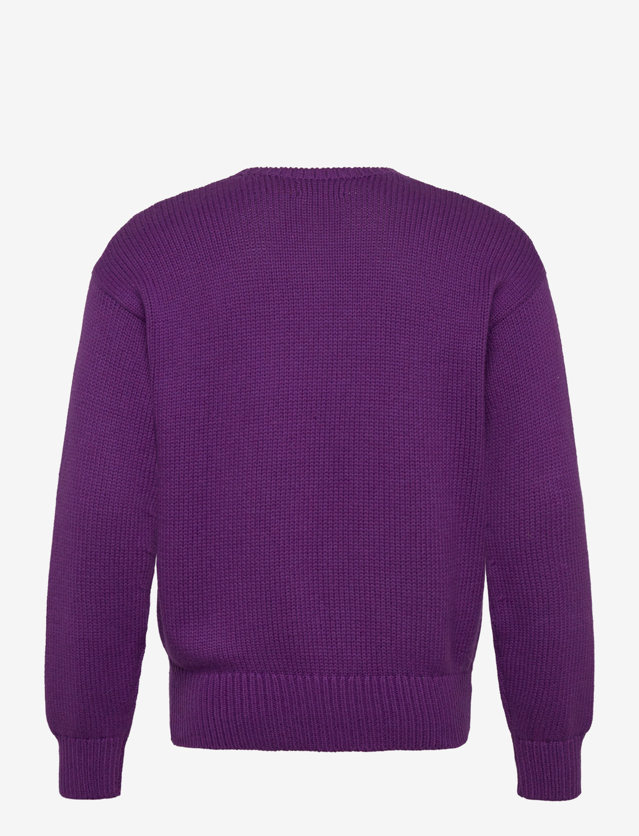 Polo Ralph Lauren - Embroidered Cotton Sweater - rundhals - passionflower pur - 2