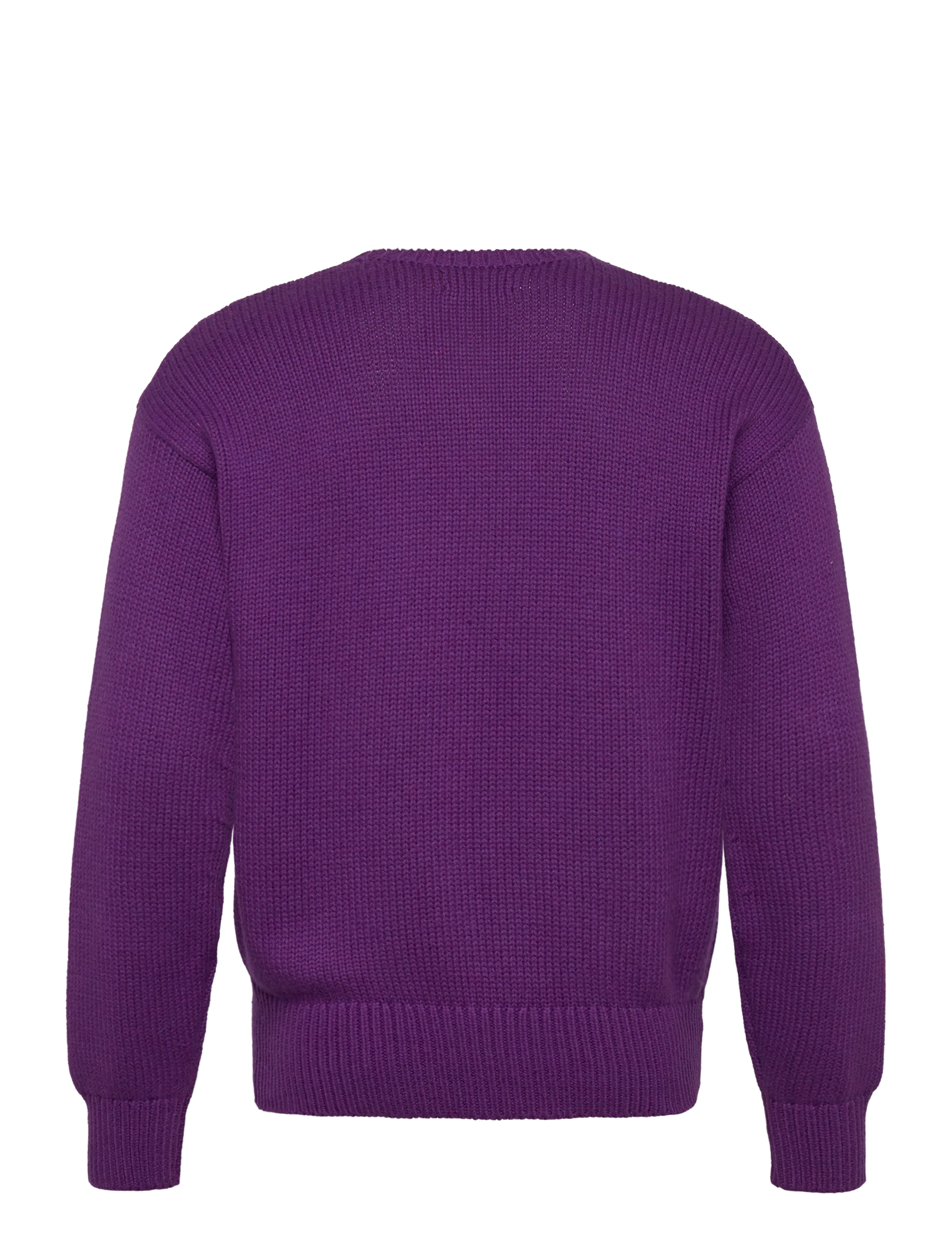 Polo Ralph Lauren - Embroidered Cotton Sweater - rundhals - passionflower pur - 2
