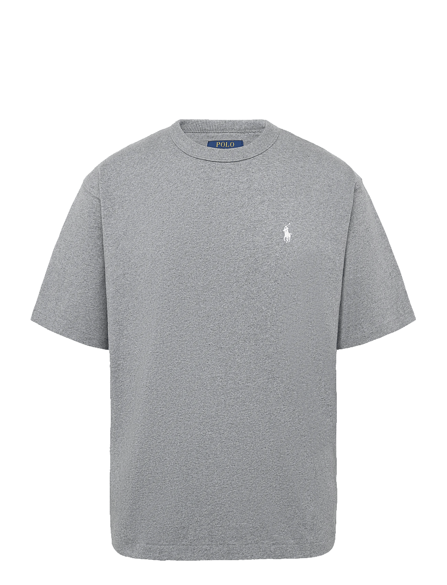 Polo Ralph Lauren - Relaxed Fit Jersey Crewneck T-Shirt - kurzärmelige t-shirts - classic grey heat - 0