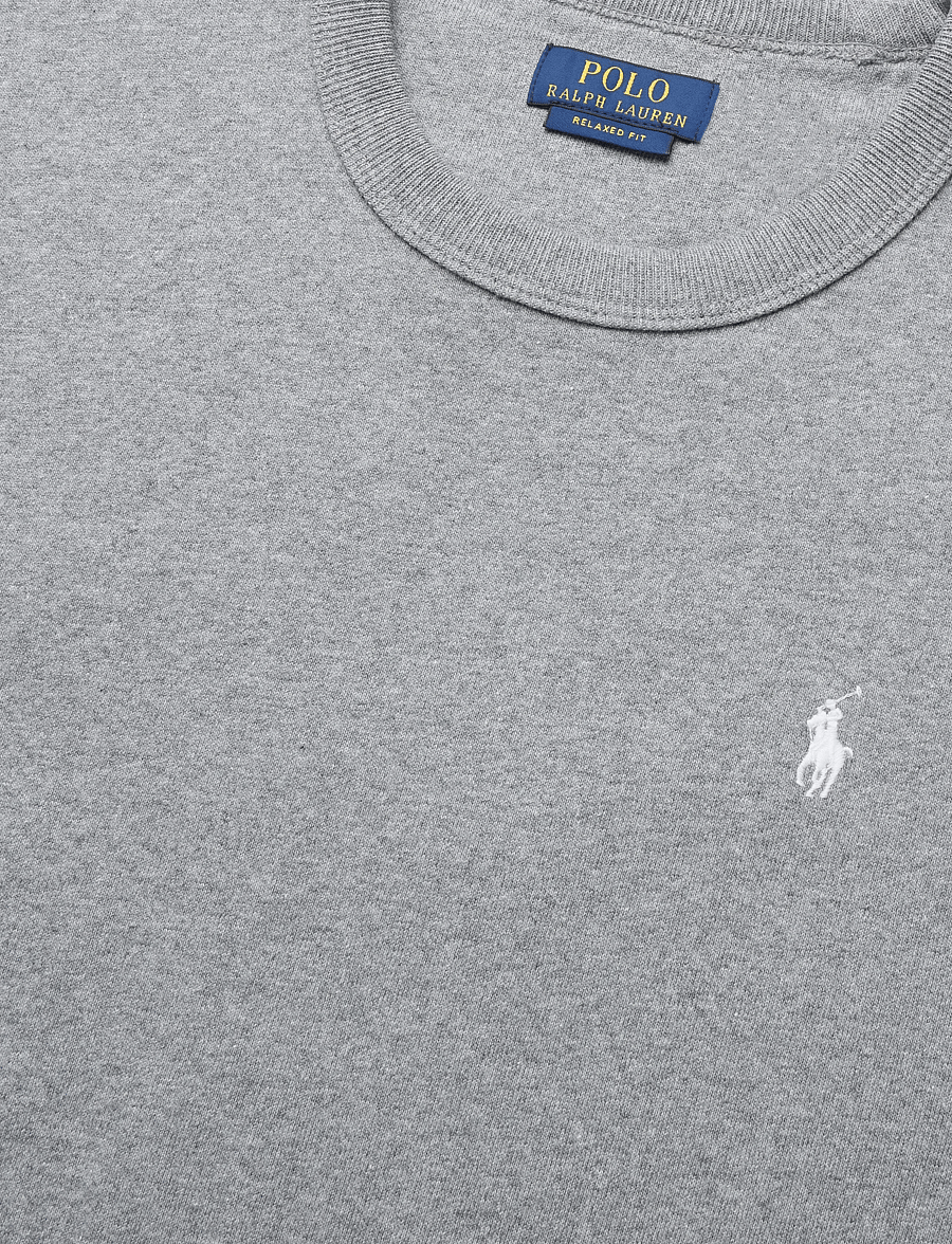Polo Ralph Lauren - Relaxed Fit Jersey Crewneck T-Shirt - kurzärmelige t-shirts - classic grey heat - 2