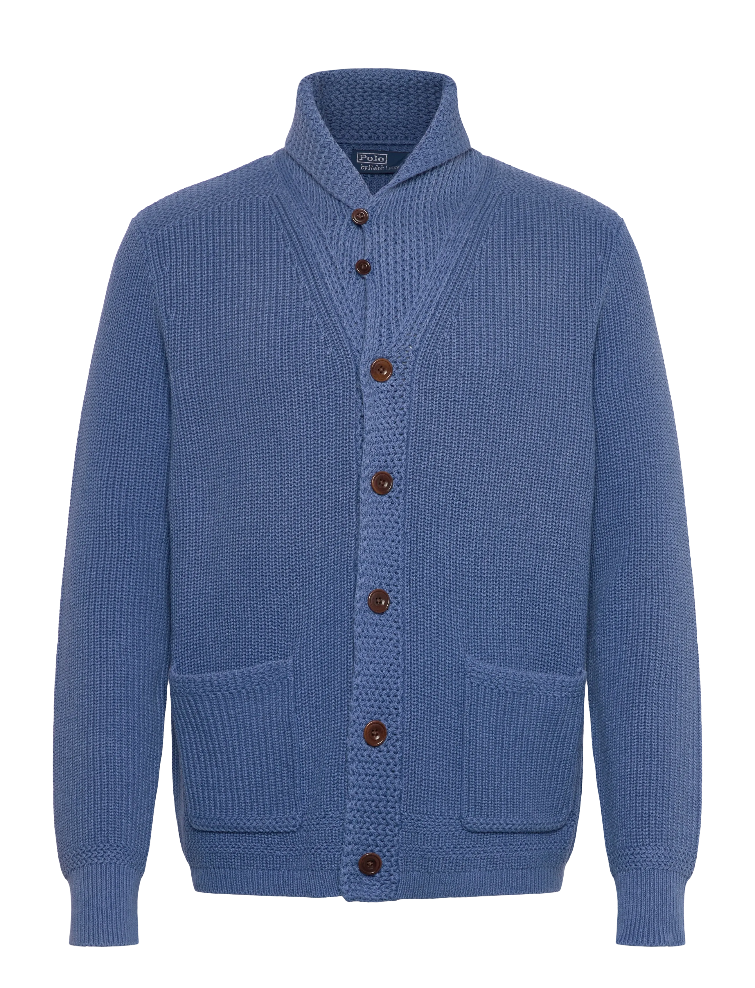 Polo Ralph Lauren Cotton Shawl-Collar Cardigan - Kudumid - MODERN ROYAL / blue