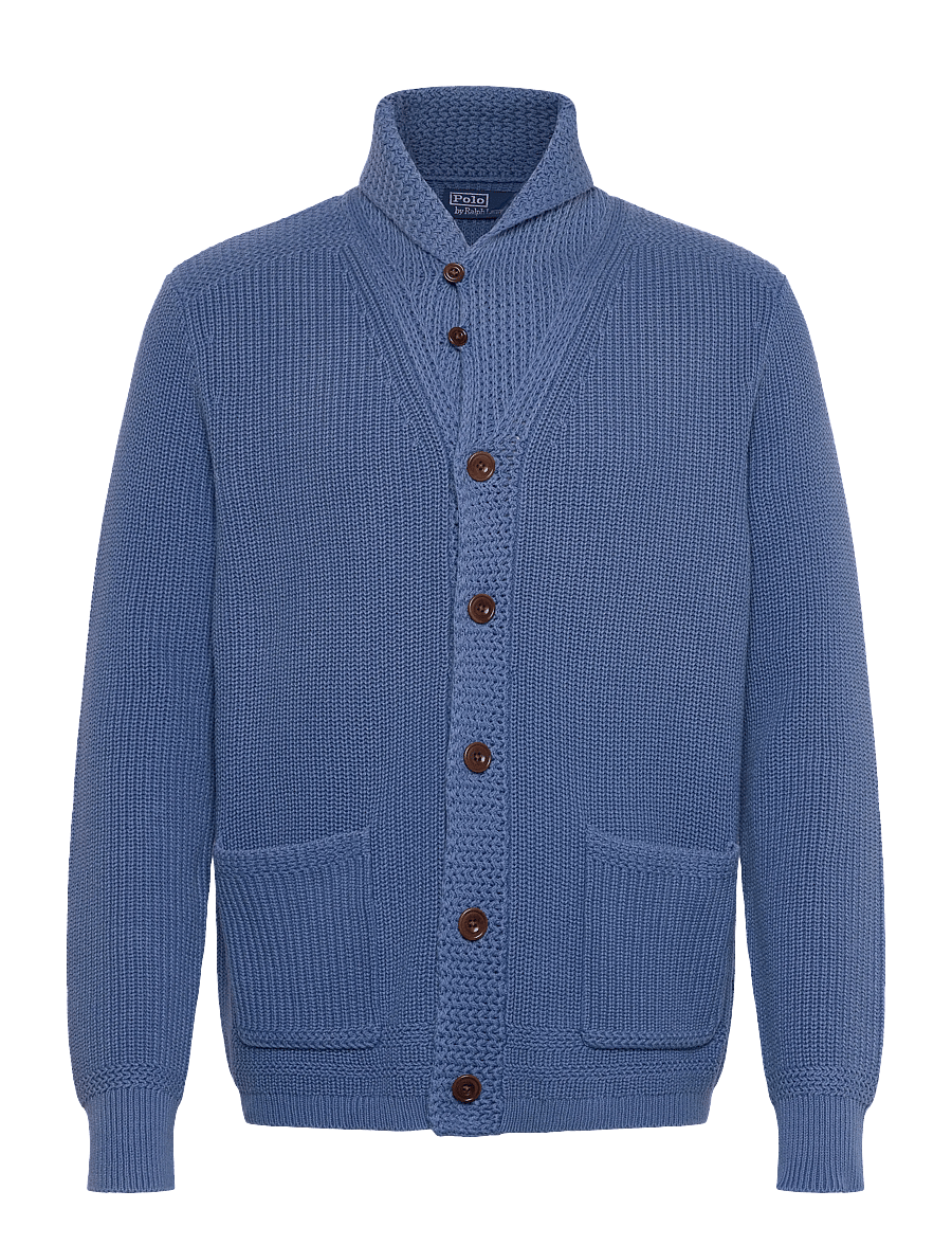 Polo Ralph Lauren - Cotton Shawl-Collar Cardigan - cardigans - modern royal - 1