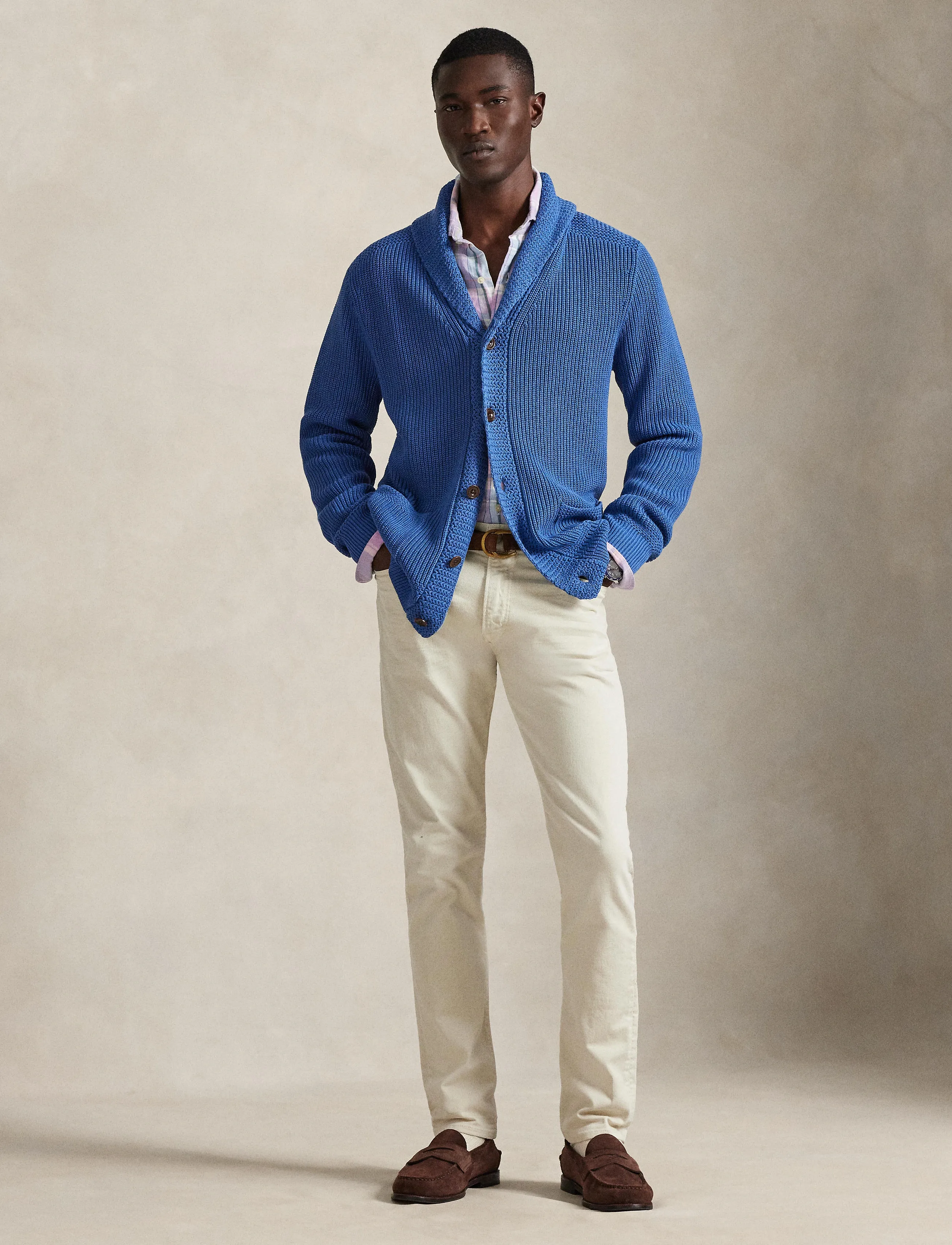Polo Ralph Lauren Cotton Shawl-Collar Cardigan herr – bild 5