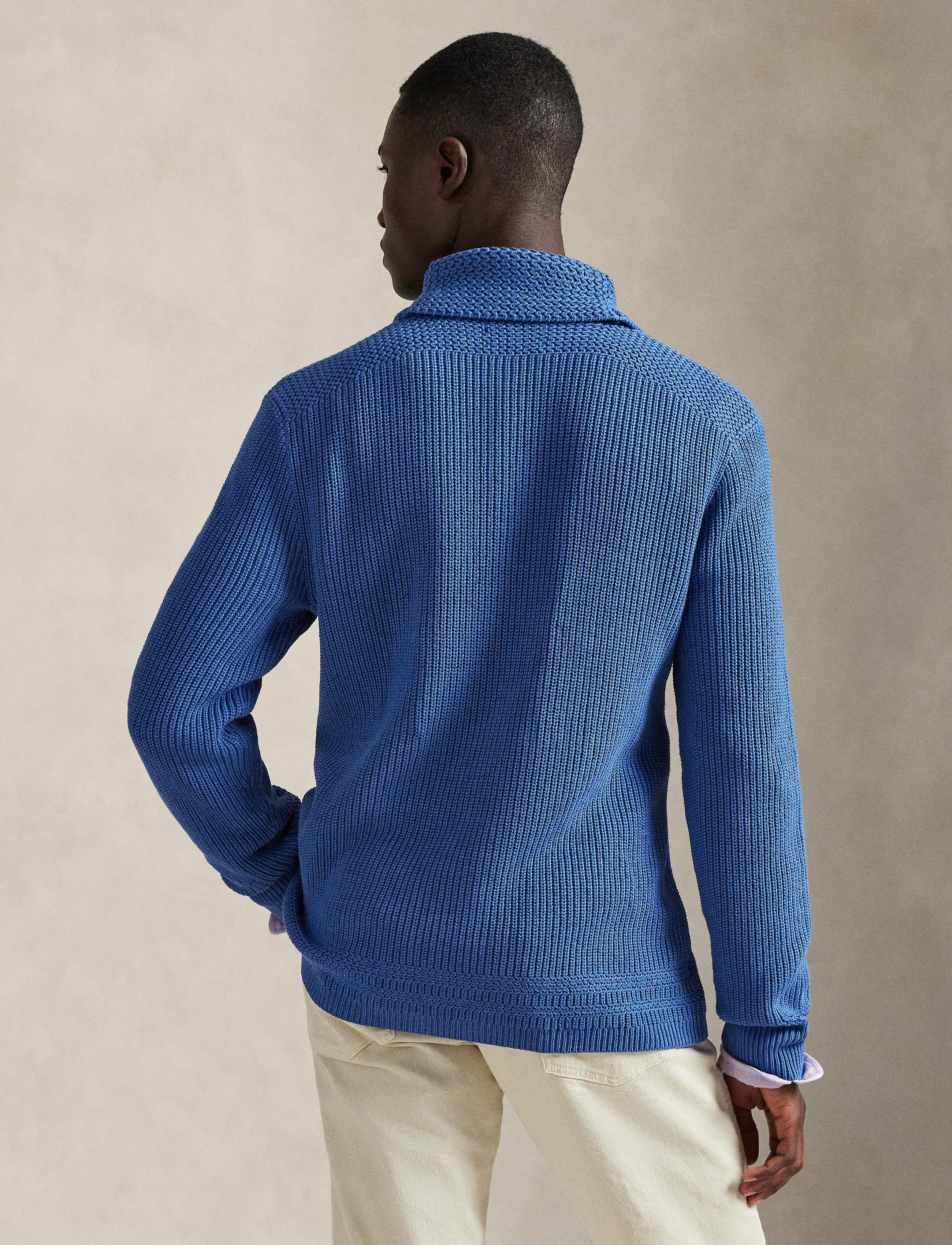 Polo Ralph Lauren Cotton Shawl-Collar Cardigan - Strickmode - MODERN ROYAL / blue