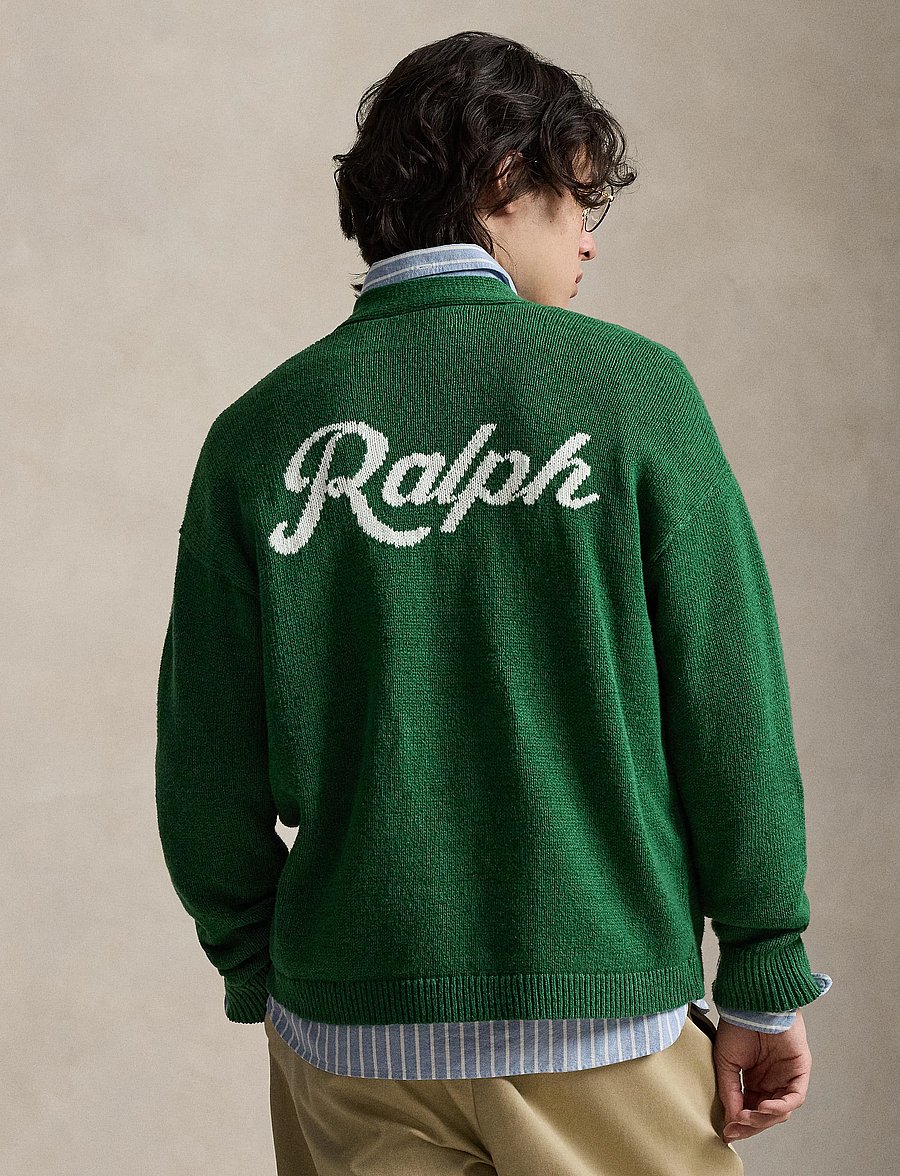 Polo Ralph Lauren - The Ralph Logo Cardigan - cardigans - new forest - 3