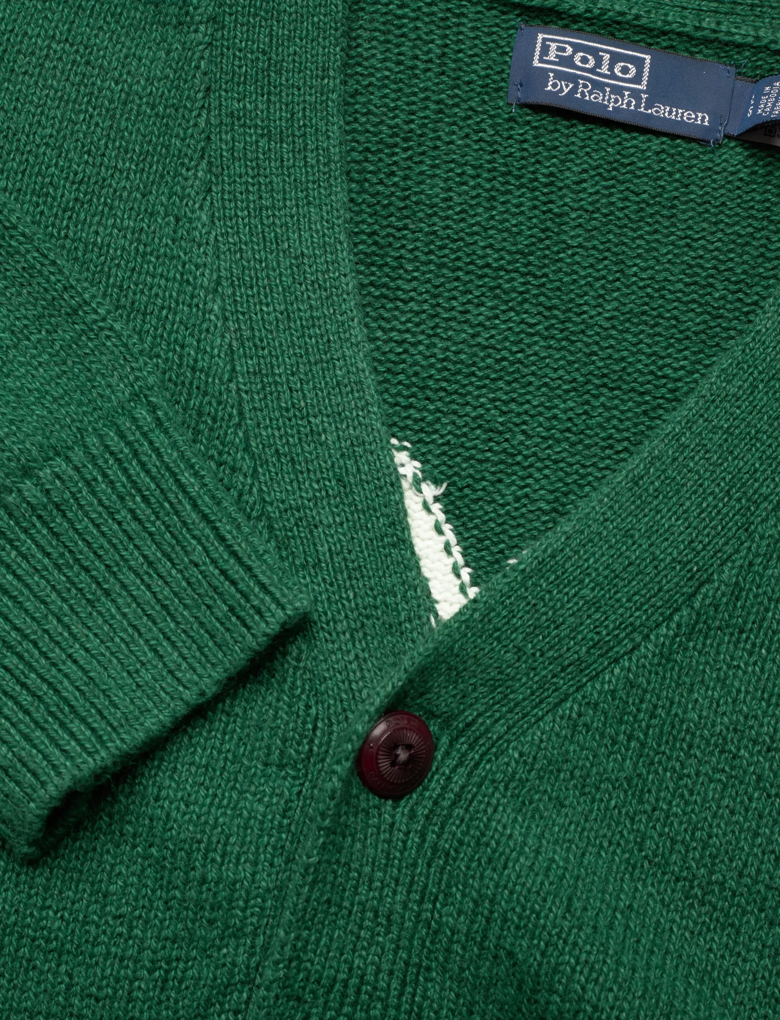 Polo Ralph Lauren - The Ralph Logo Cardigan - cardigans - new forest - 4