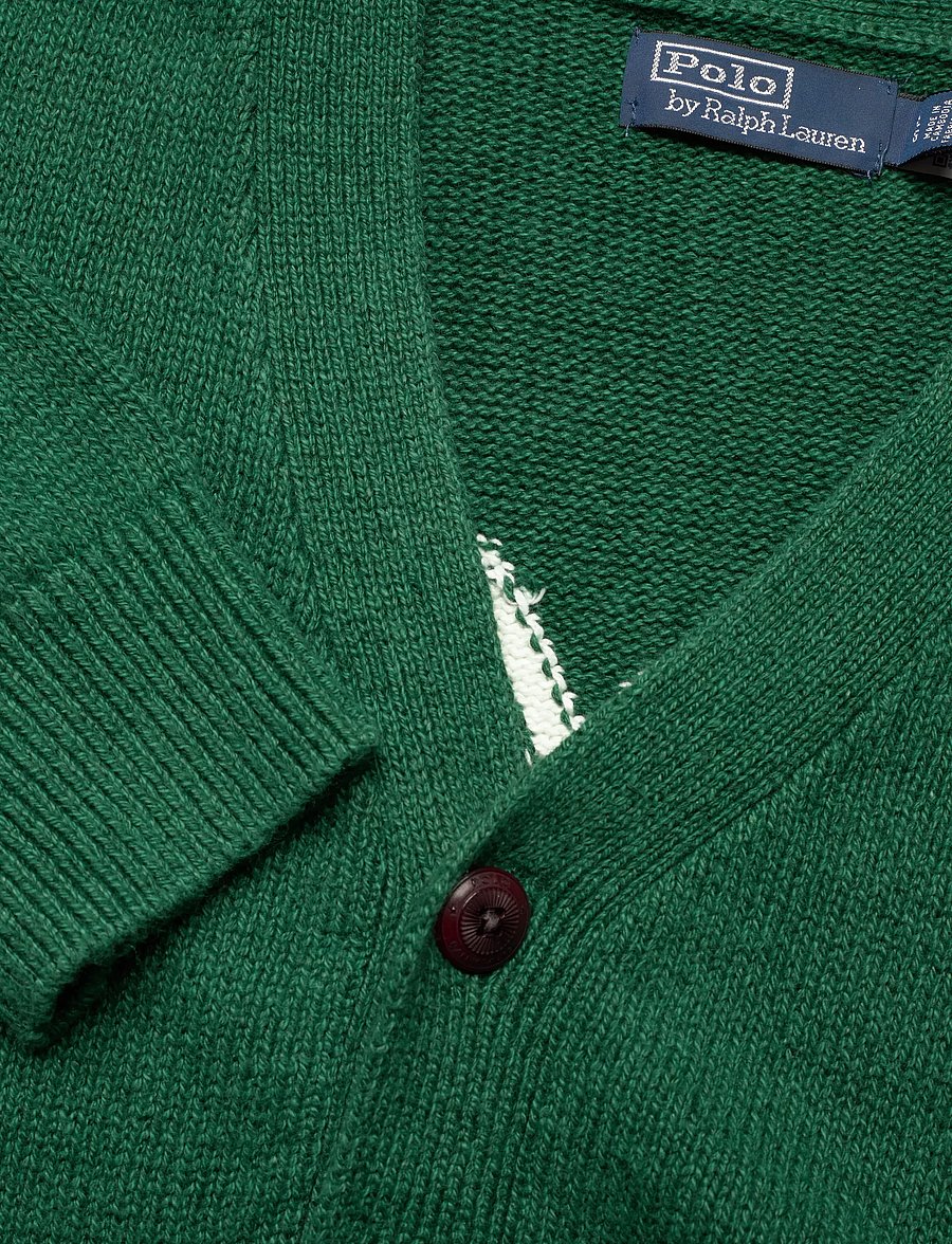 Polo Ralph Lauren - The Ralph Logo Cardigan - cardigans - new forest - 4