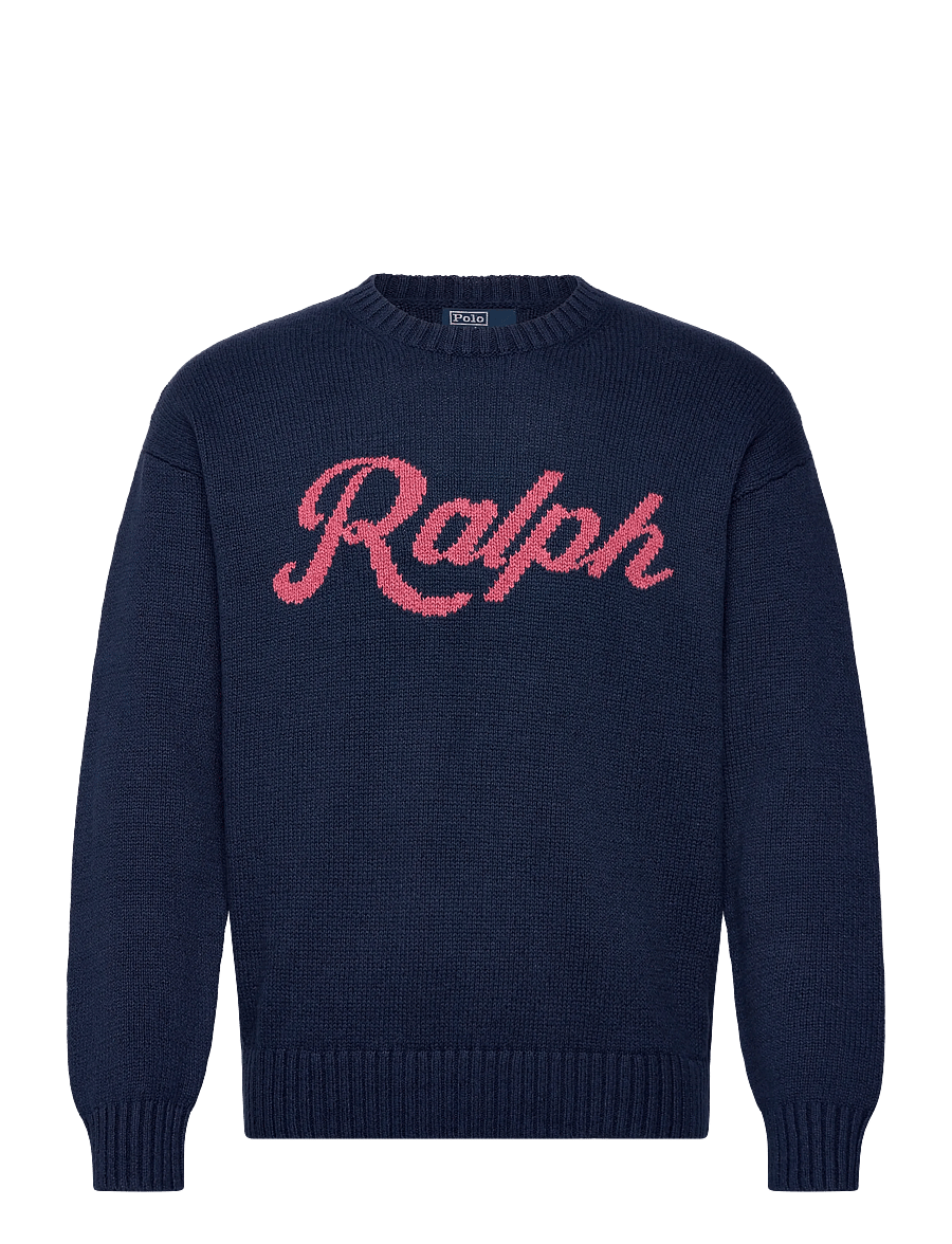 Polo Ralph Lauren - The Ralph Logo Sweater - knitted round necks - dark cobalt combo - 1