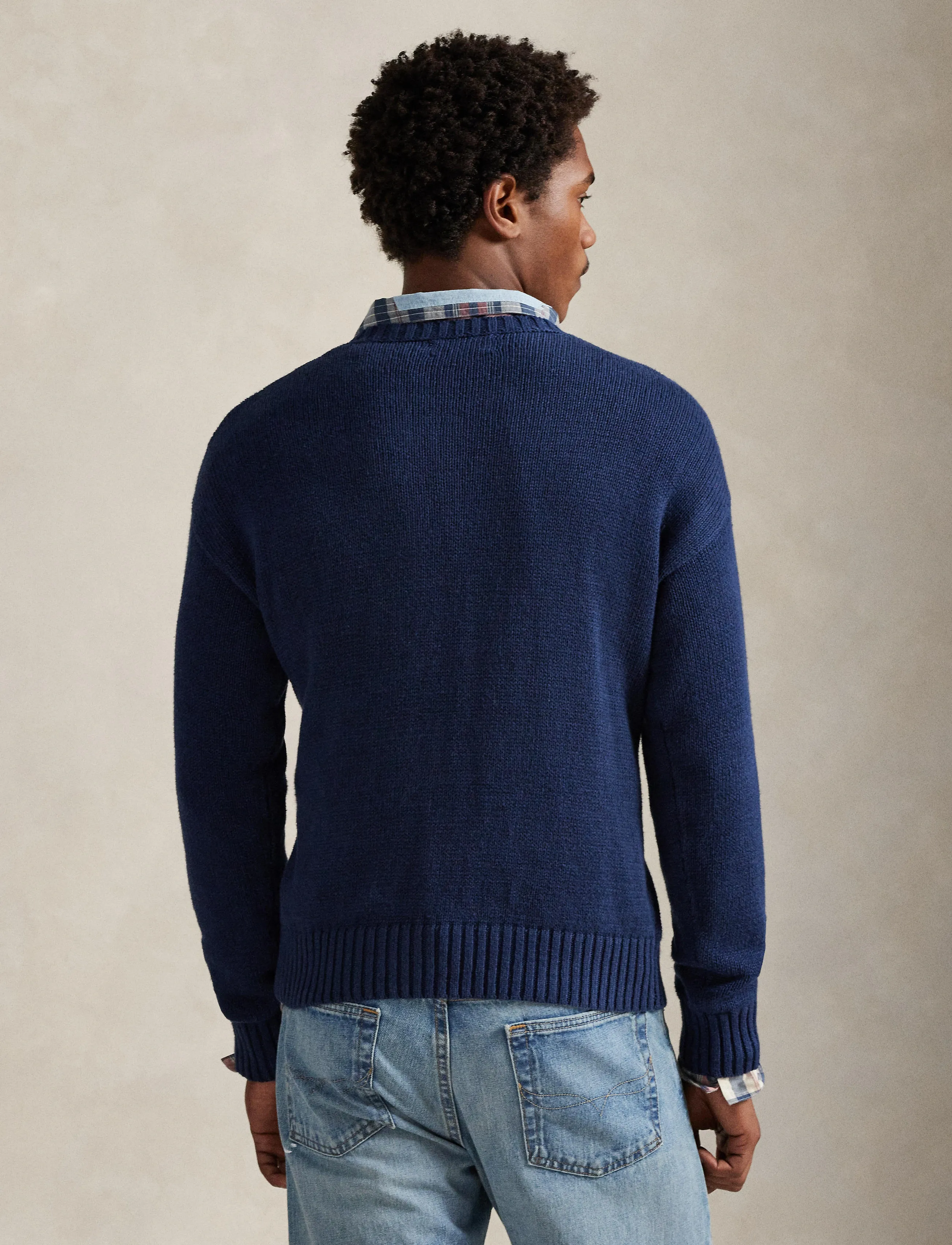 Polo Ralph Lauren - The Ralph Logo Sweater - Ümmarguse kaelusega kudumid - dark cobalt combo - 3