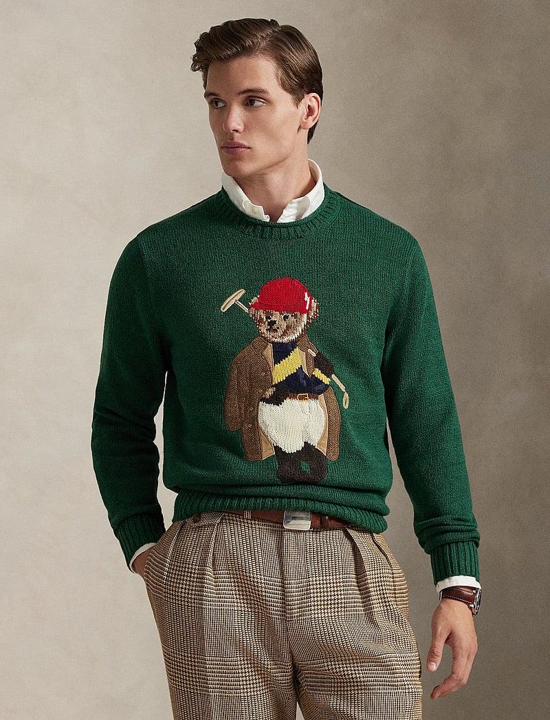 Polo Ralph Lauren - Polo Bear Roll-Neck Sweater - rund hals - new forest - 3
