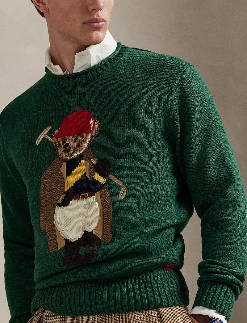 Polo Ralph Lauren - Polo Bear Roll-Neck Sweater - rund hals - new forest - 4