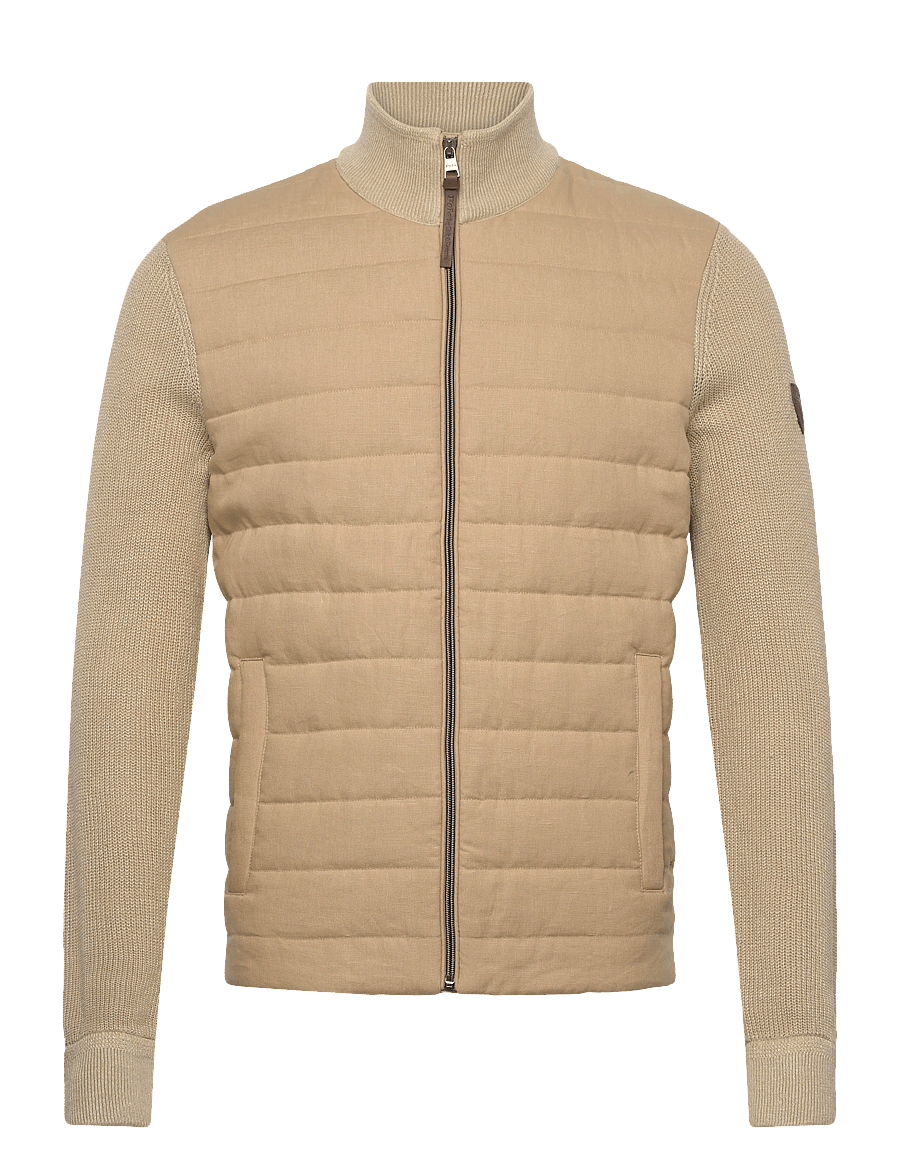 Polo Ralph Lauren - Hybrid Full-Zip Sweater - hybrid-jacken - coastal beige lin - 1