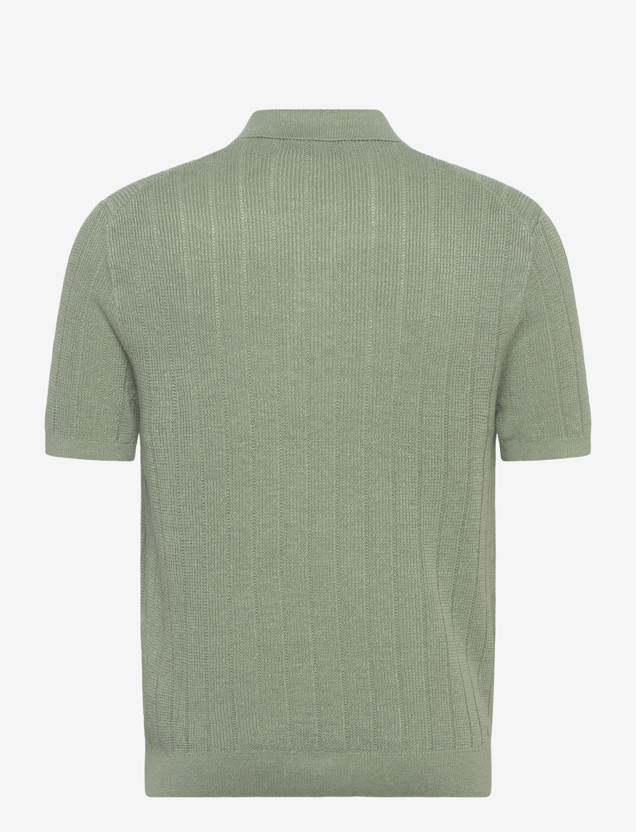 Polo Ralph Lauren - Linen Johnny-Collar Sweater - dzianinowe bluzki polo - light green - 1