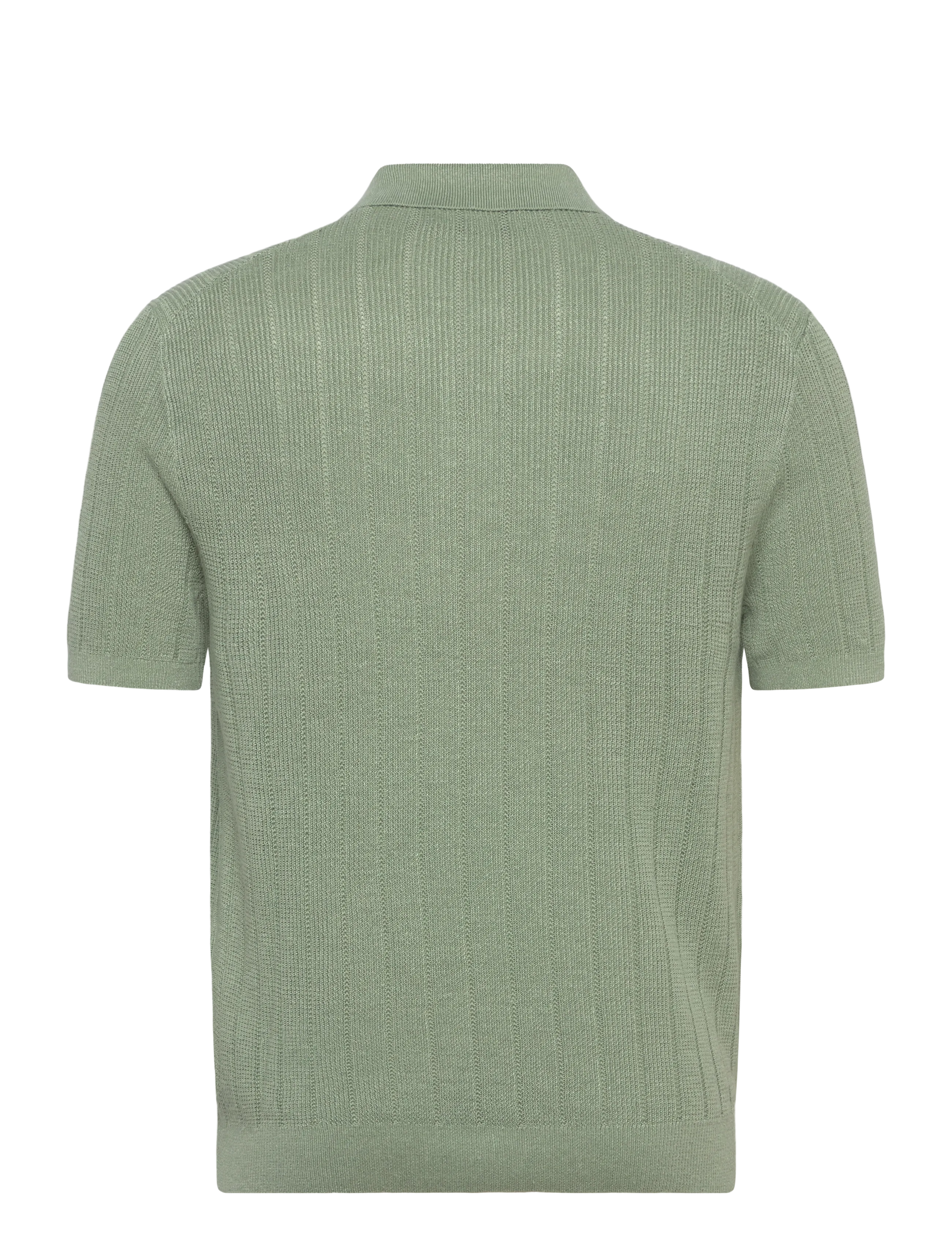 Polo Ralph Lauren - Linen Johnny-Collar Sweater - trikotažiniai polo marškinėliai - light green - 1