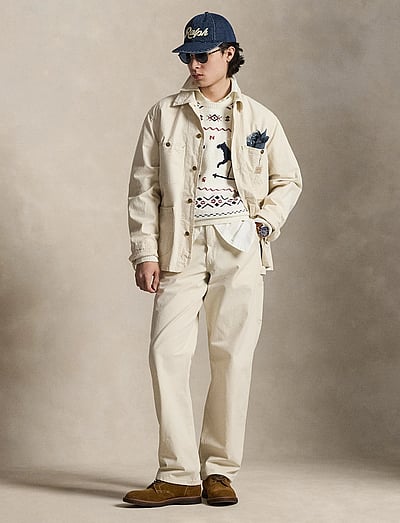 Polo Ralph Lauren The Waldron Twill Utility Jacket - Joped - BARLOWS V2 / cream