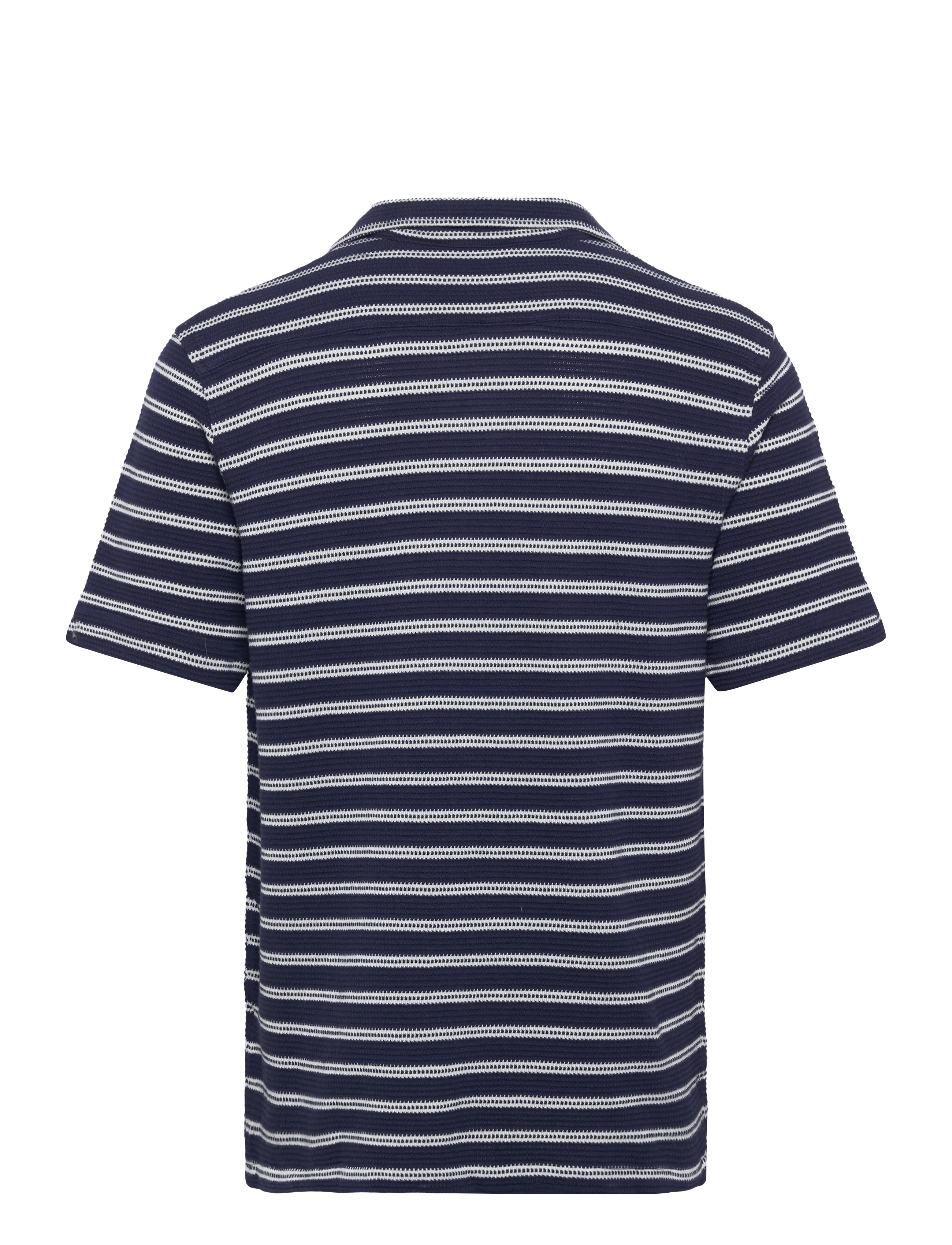 Polo Ralph Lauren - Striped Cotton-Blend Camp Shirt - casual - newport navy/pale - 1