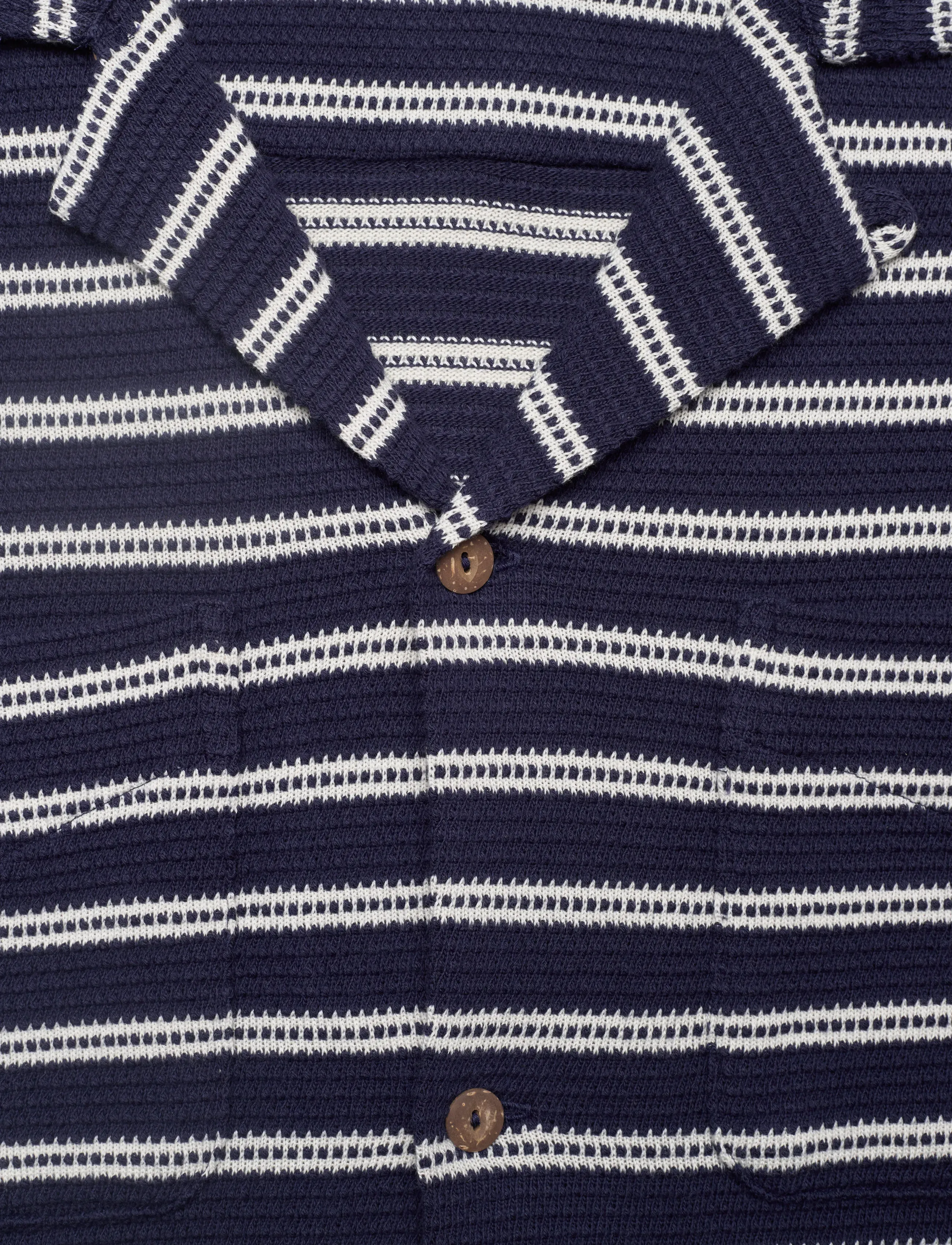 Polo Ralph Lauren - Striped Cotton-Blend Camp Shirt - casual - newport navy/pale - 2