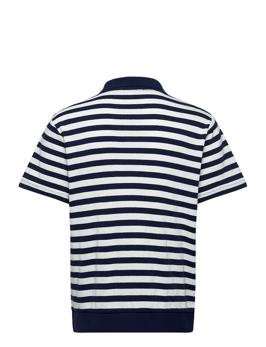 Polo Ralph Lauren - COTTON TEXTURE-KNT-POLO - lühikeste varrukatega polod - newport navy/pale - 1