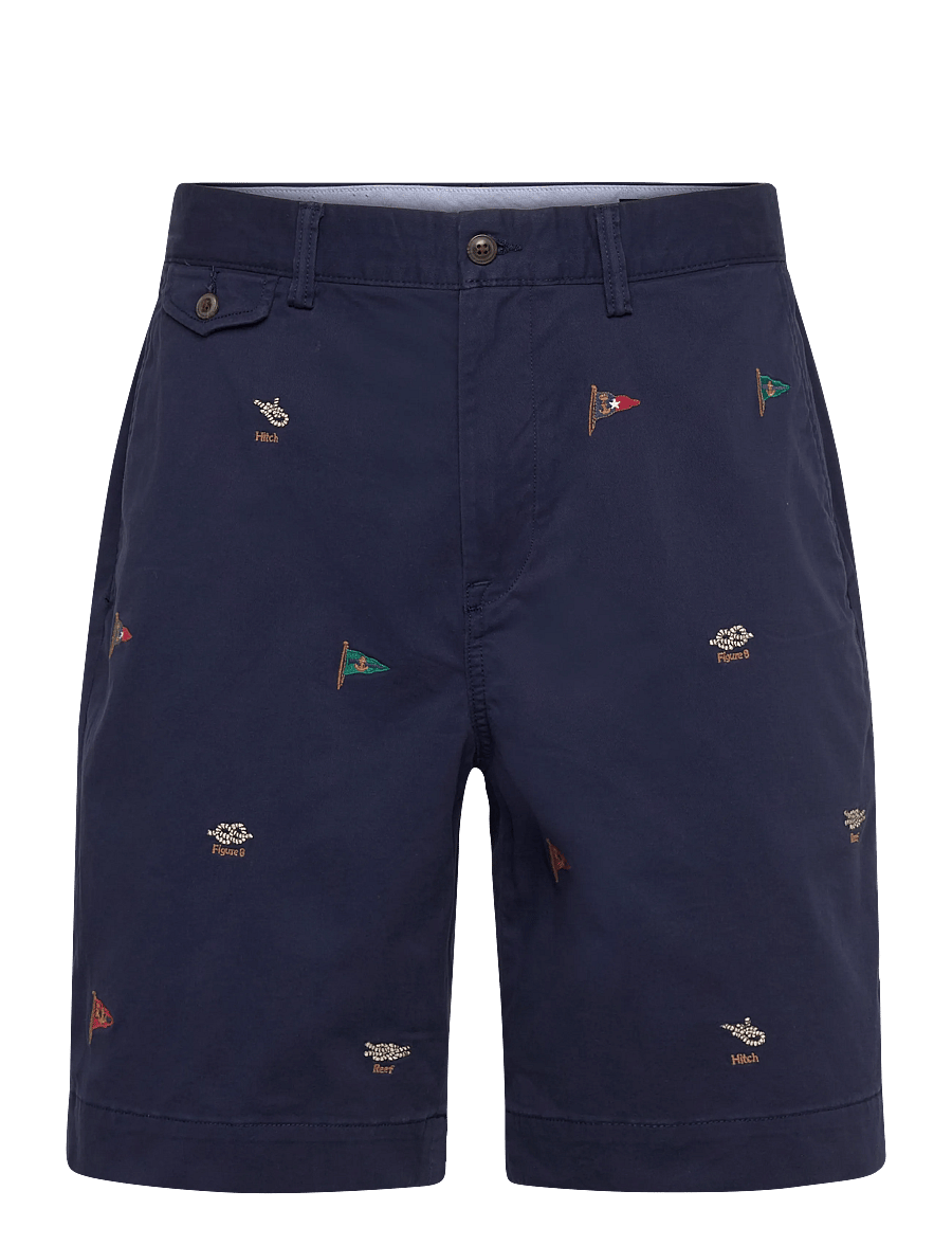 Polo Ralph Lauren - 32/1 STRETCH TWILL-WVN-SHORTS - casual shorts - newport navy w/ f - 1