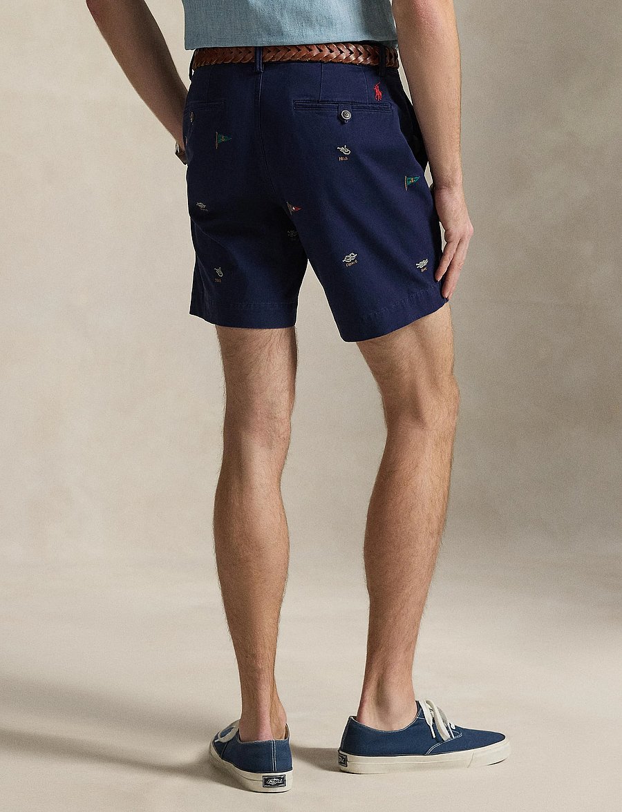 Polo Ralph Lauren - 32/1 STRETCH TWILL-WVN-SHORTS - casual shorts - newport navy w/ f - 5