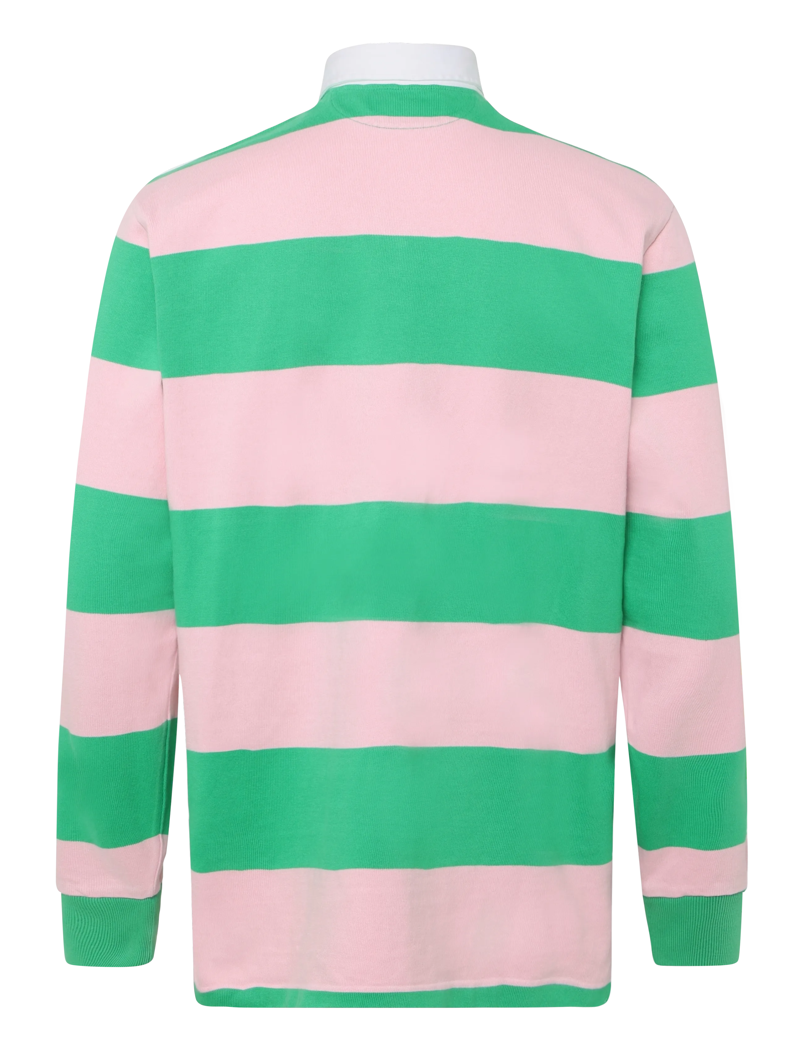 Polo Ralph Lauren - HEAVY RUGBY JERSEY-KNT-PULLOVER - långärmade stickade pikétröjor - garden pink/summe - 1