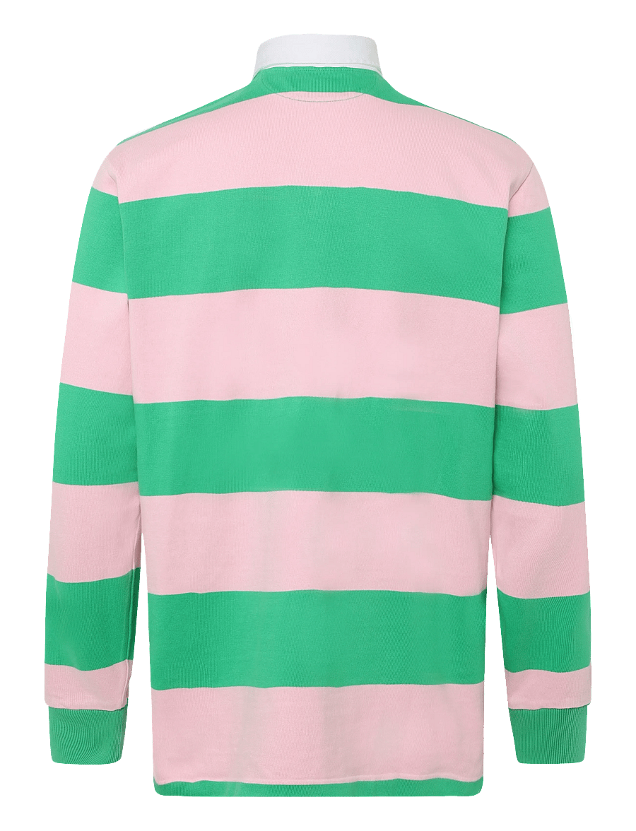 Polo Ralph Lauren - HEAVY RUGBY JERSEY-KNT-PULLOVER - langärmelige strick-polohemden - garden pink/summe - 1