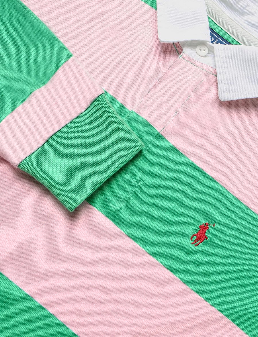Polo Ralph Lauren - HEAVY RUGBY JERSEY-KNT-PULLOVER - langärmelige strick-polohemden - garden pink/summe - 2