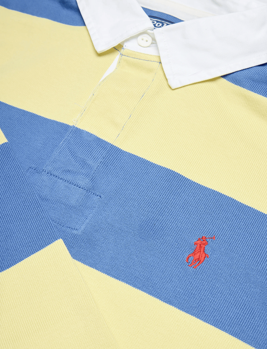 Polo Ralph Lauren - HEAVY RUGBY JERSEY-KNT-PULLOVER - langärmelige strick-polohemden - resort gold/moder - 2
