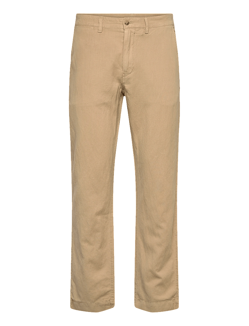 Polo Ralph Lauren - Bedford Classic Fit Linen-Cotton Pant - leinenhosen - coastal beige - 0