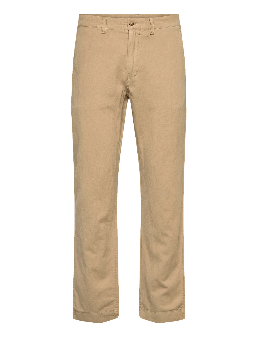 Polo Ralph Lauren - Bedford Classic Fit Linen-Cotton Pant - leinenhosen - coastal beige - 1