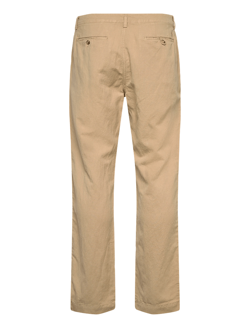 Polo Ralph Lauren - Bedford Classic Fit Linen-Cotton Pant - leinenhosen - coastal beige - 1
