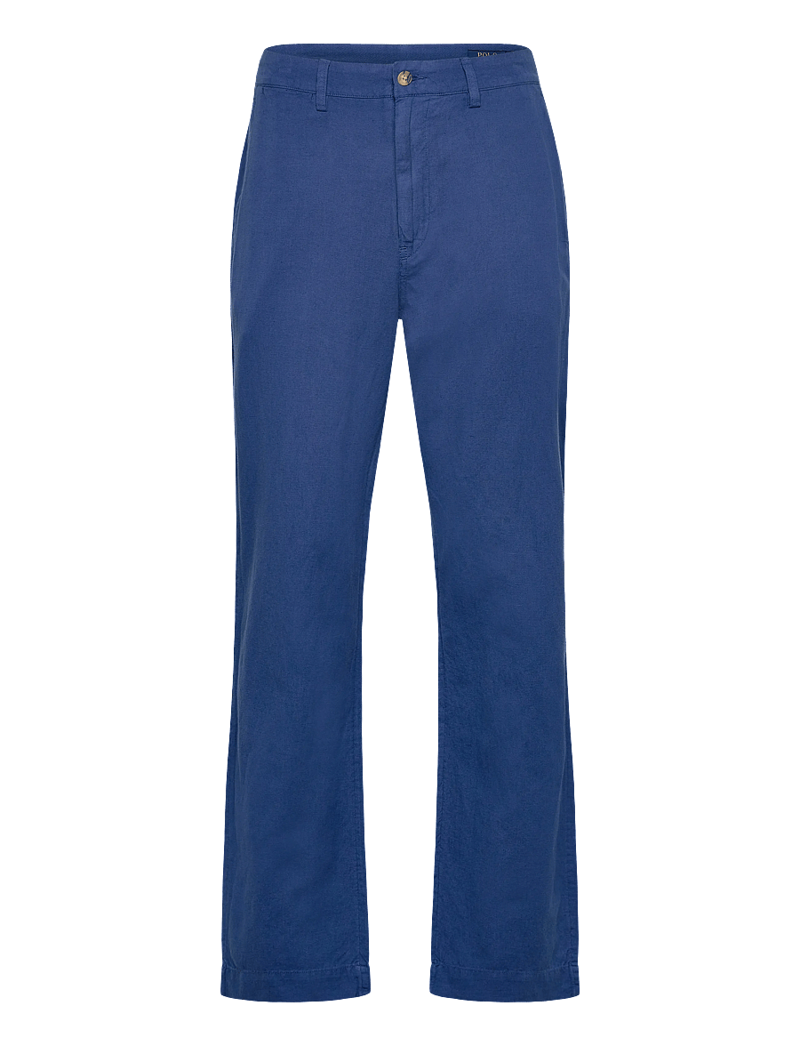 Polo Ralph Lauren - Bedford Classic Fit Linen-Cotton Pant - hørbukser - dusty azure - 1