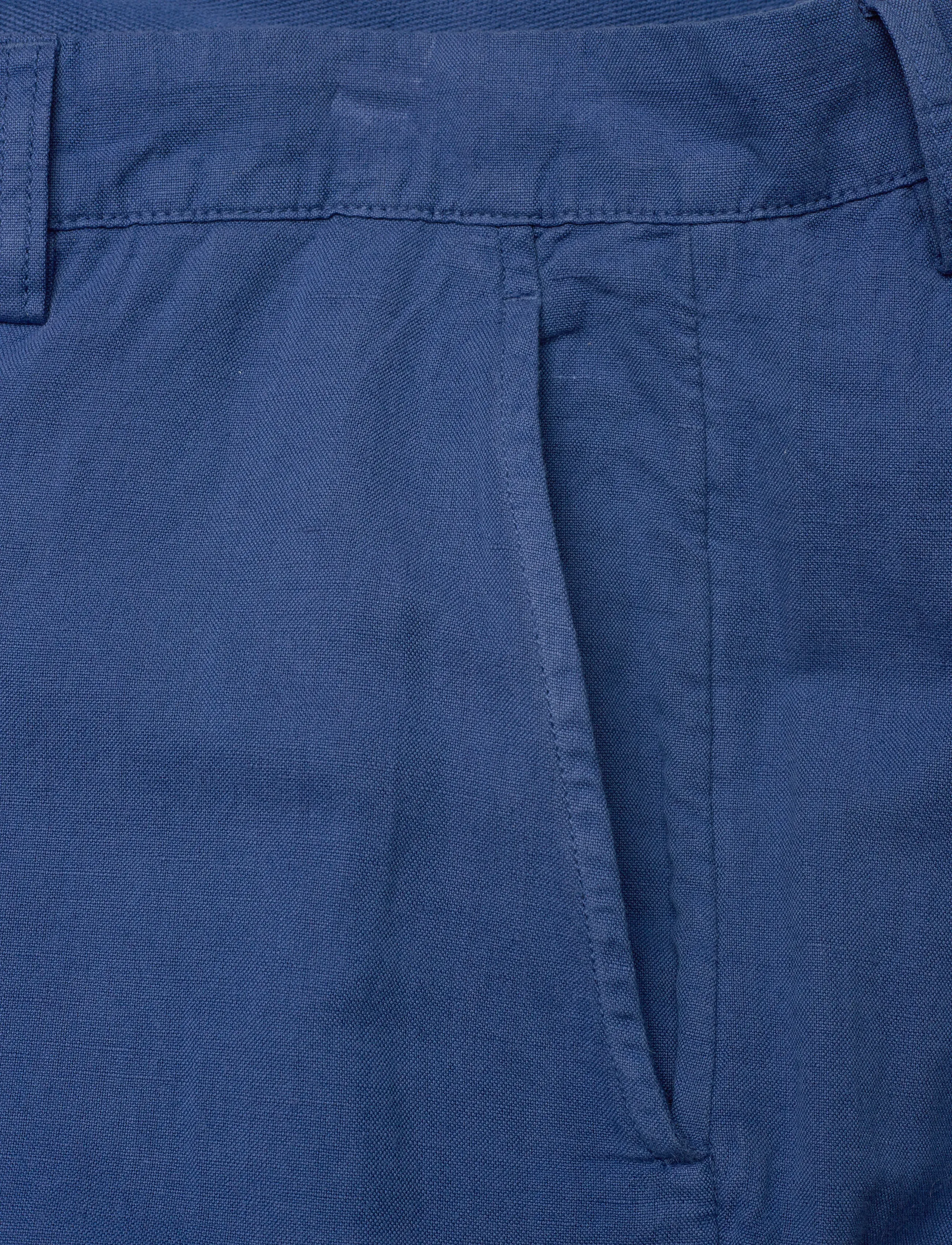 Polo Ralph Lauren - Bedford Classic Fit Linen-Cotton Pant - hørbukser - dusty azure - 4