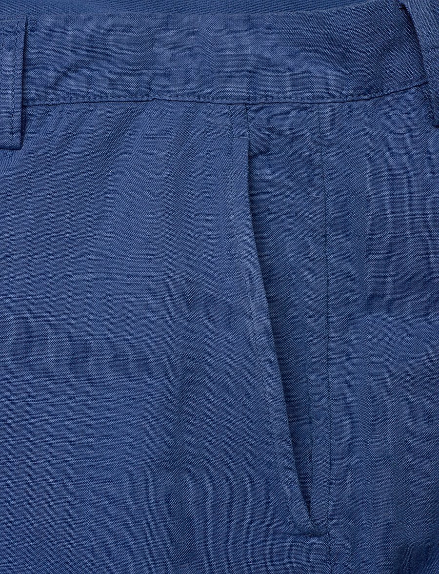 Polo Ralph Lauren - Bedford Classic Fit Linen-Cotton Pant - hørbukser - dusty azure - 4