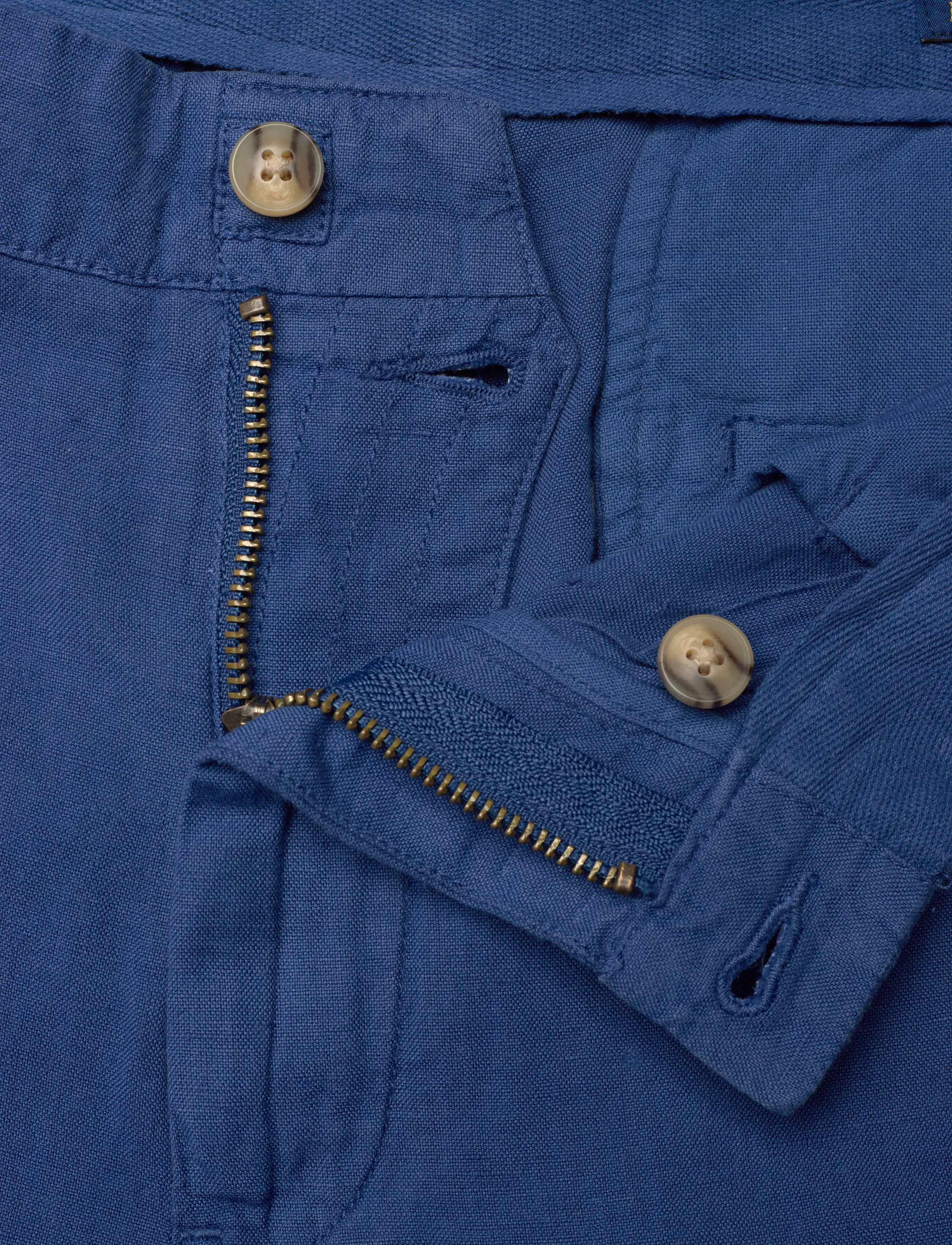 Polo Ralph Lauren - Bedford Classic Fit Linen-Cotton Pant - hørbukser - dusty azure - 5