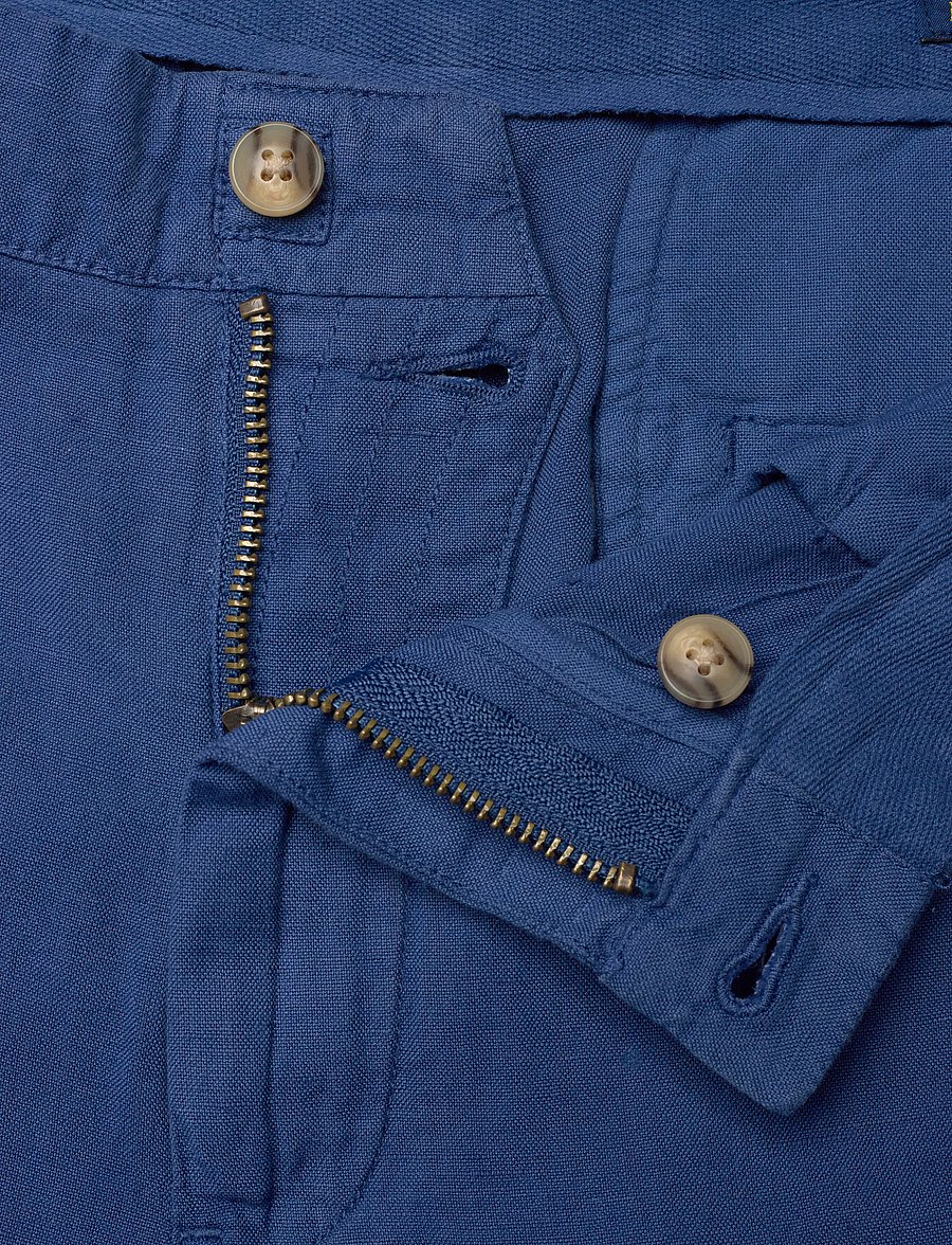 Polo Ralph Lauren - Bedford Classic Fit Linen-Cotton Pant - hørbukser - dusty azure - 5