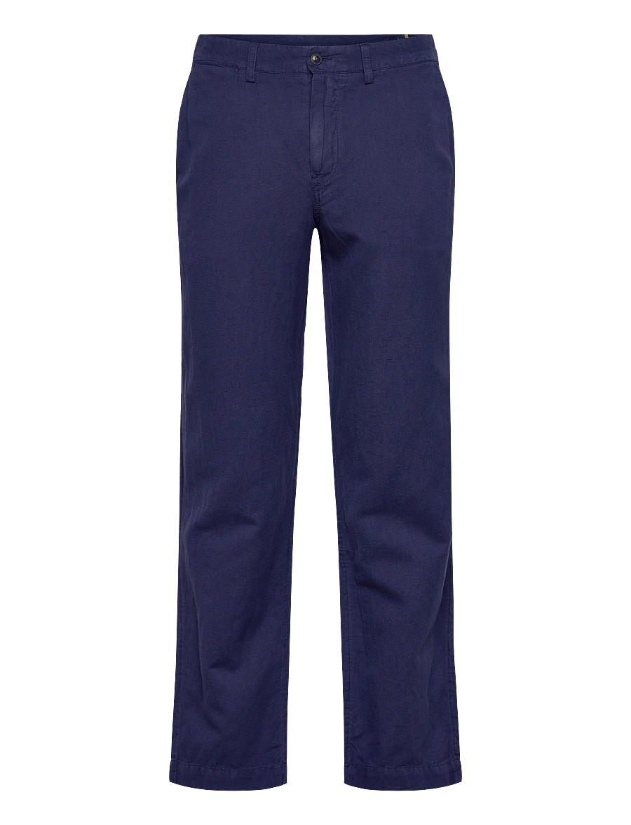 Polo Ralph Lauren - Bedford Classic Fit Linen-Cotton Pant - hørbukser - new classic navy - 1