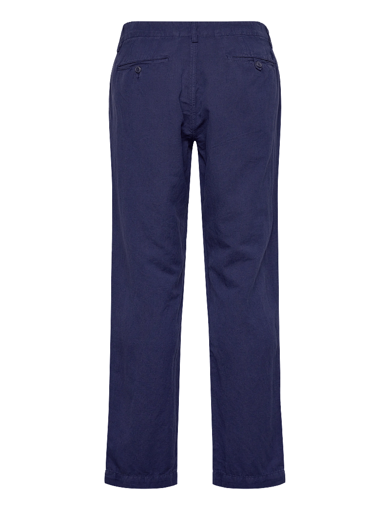 Polo Ralph Lauren - Bedford Classic Fit Linen-Cotton Pant - lininės kelnės - new classic navy - 1