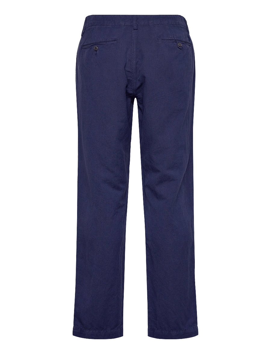 Polo Ralph Lauren - Bedford Classic Fit Linen-Cotton Pant - hørbukser - new classic navy - 2