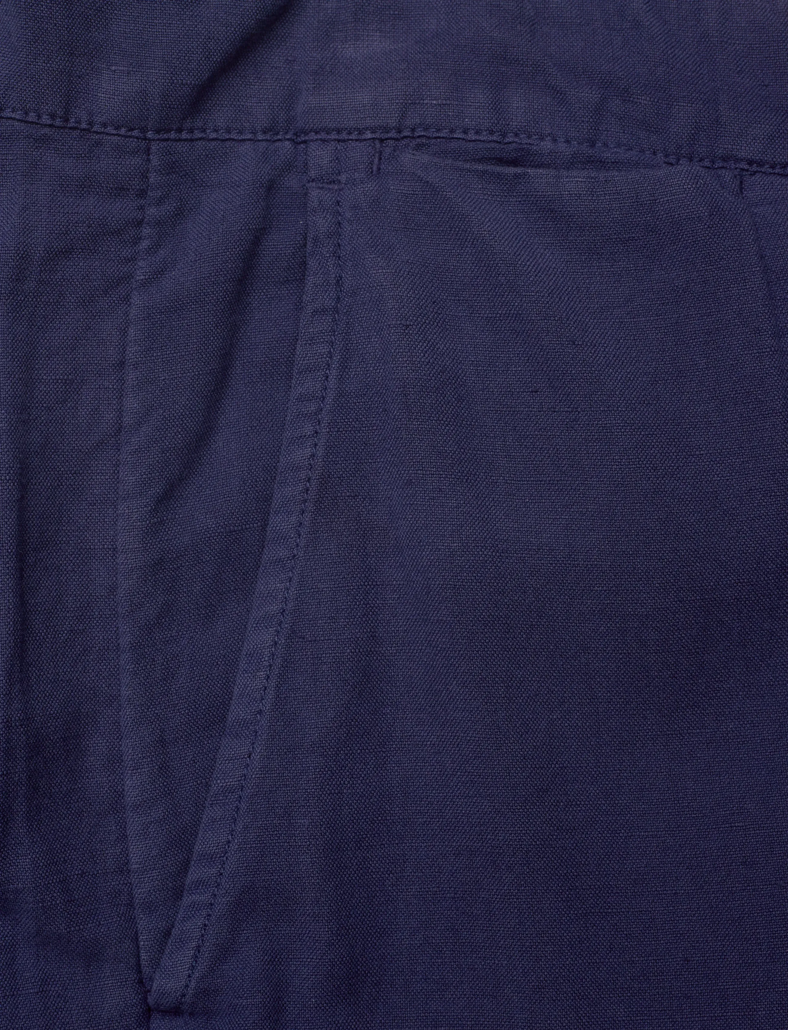 Polo Ralph Lauren - Bedford Classic Fit Linen-Cotton Pant - hørbukser - new classic navy - 4