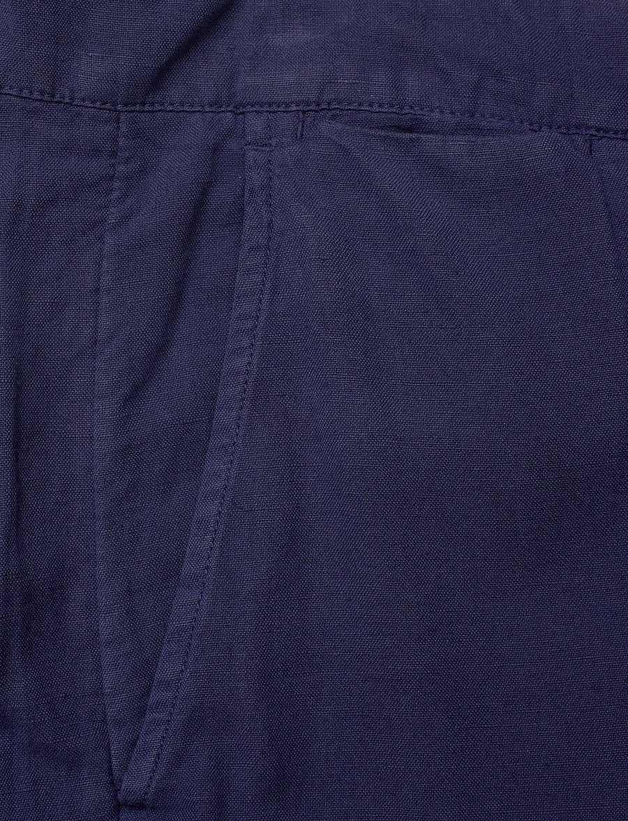Polo Ralph Lauren - Bedford Classic Fit Linen-Cotton Pant - hørbukser - new classic navy - 4