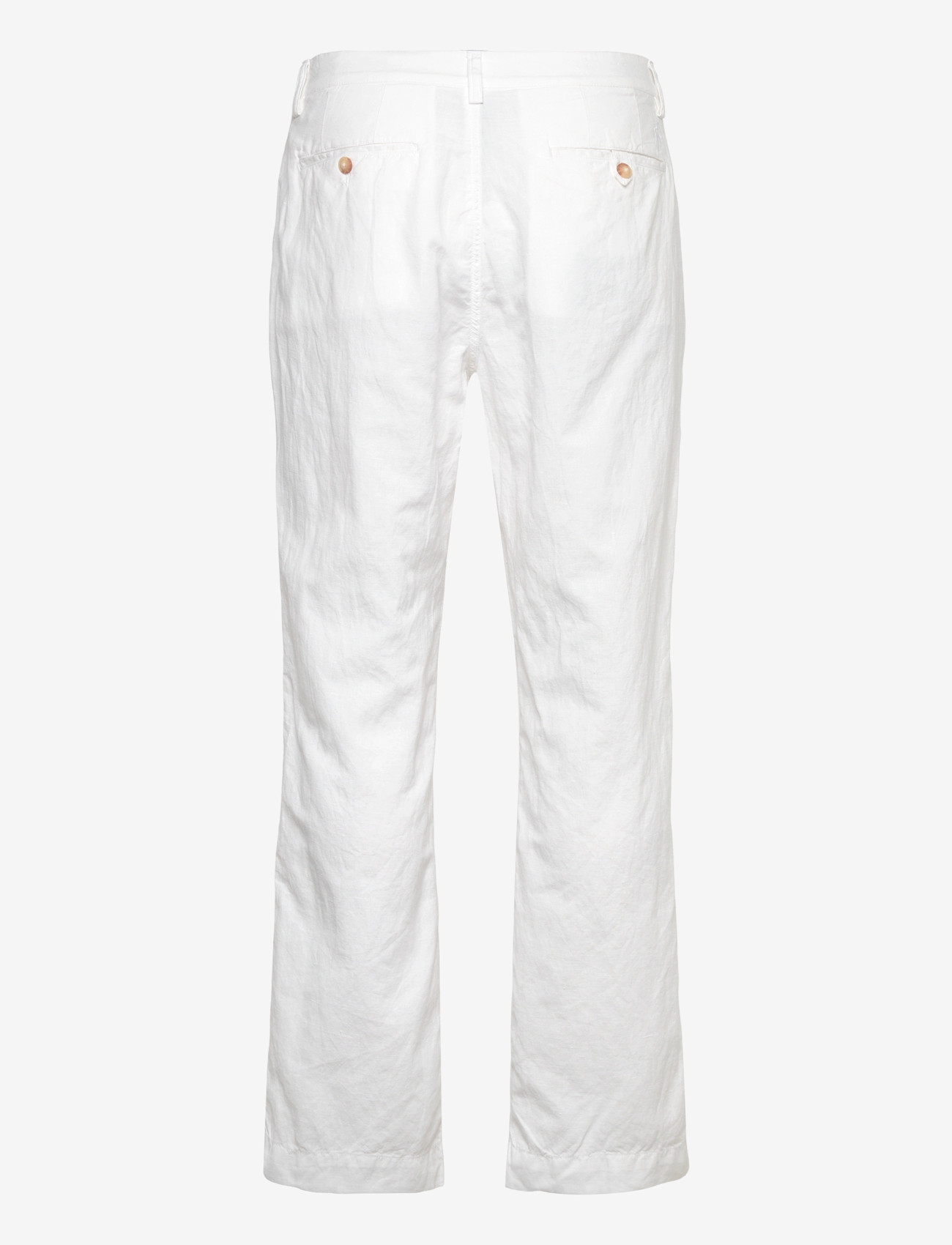 Polo Ralph Lauren - Bedford Classic Fit Linen-Cotton Pant - leinenhosen - white - 1