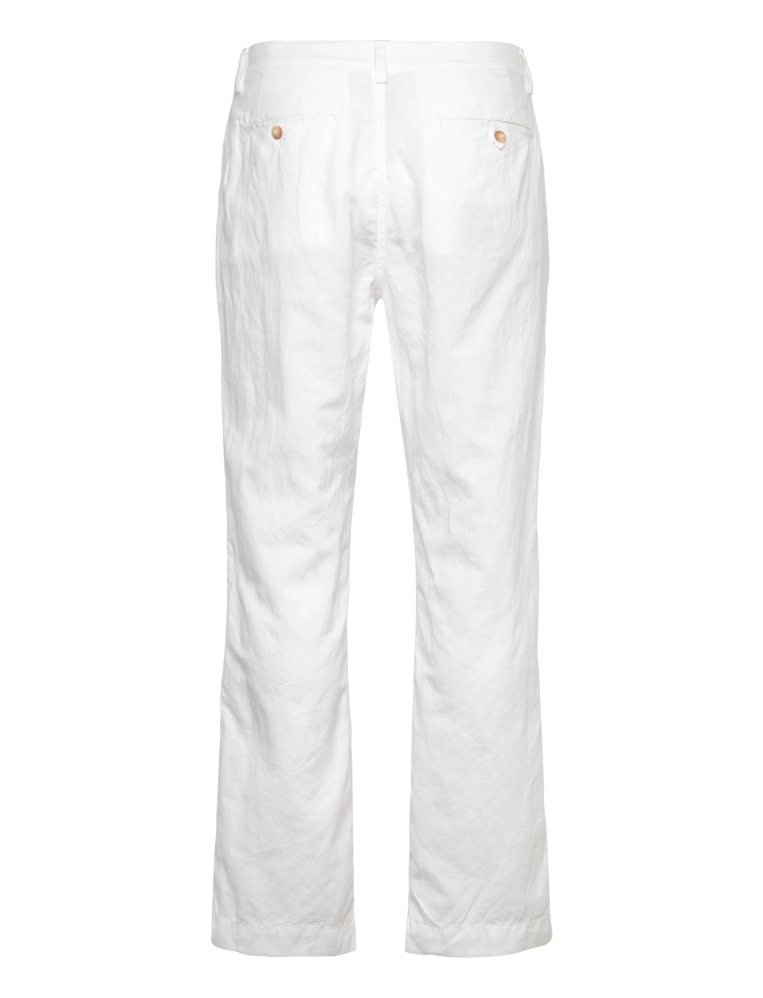 Polo Ralph Lauren - Bedford Classic Fit Linen-Cotton Pant - hørbukser - white - 2