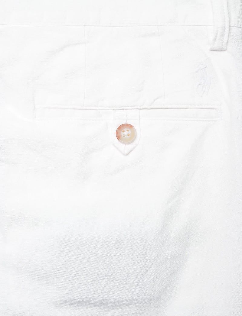 Polo Ralph Lauren - Bedford Classic Fit Linen-Cotton Pant - leinenhosen - white - 4