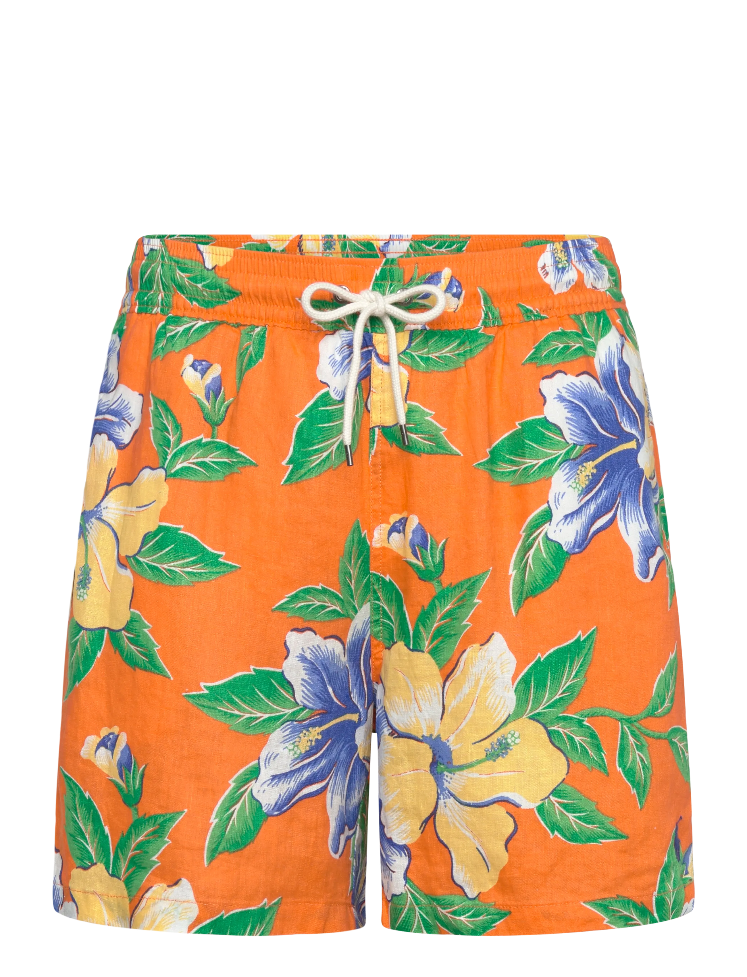 Polo Ralph Lauren PRINTED LINEN-WVN-SWIM BOTTOM - Uimashortsit - ORANGE ICONIC HIB / orange