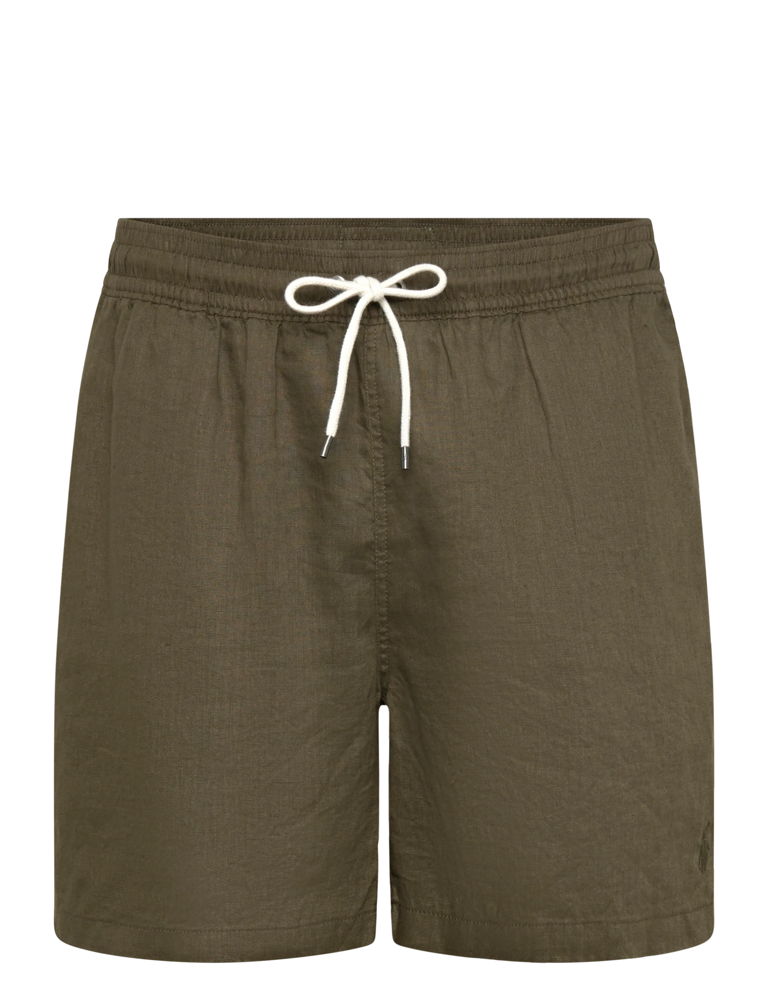 Polo Ralph Lauren 5.75-Inch Traveler Linen Swim Trunk - Swimwear - CANOPY OLIVE / khaki/green