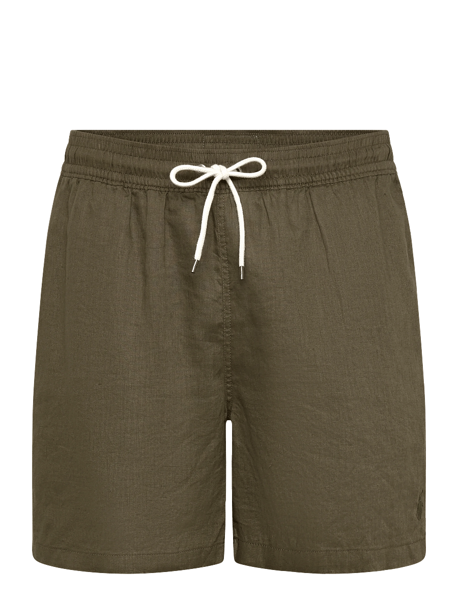 Polo Ralph Lauren - 5.75-Inch Traveler Linen Swim Trunk - badehose - canopy olive - 1