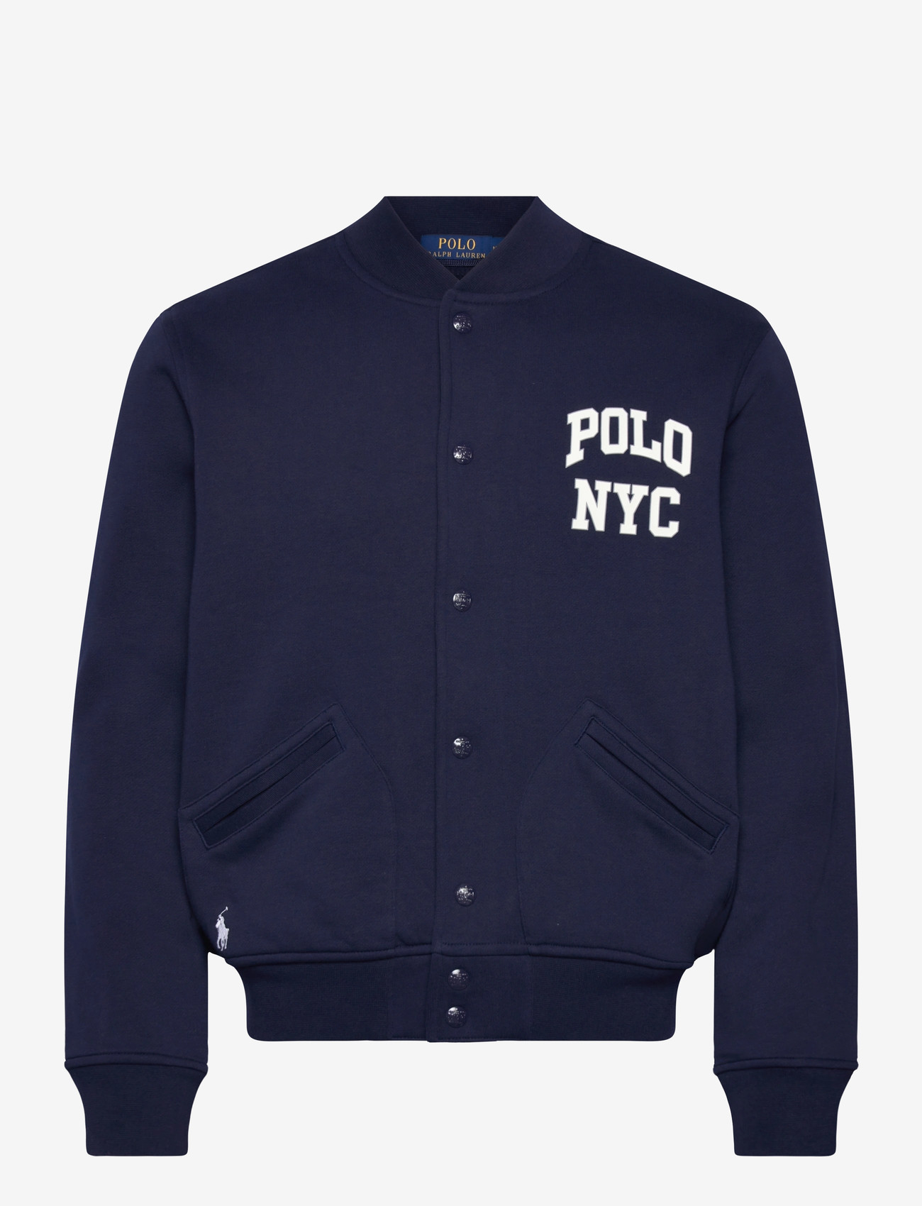 Polo Ralph Lauren - Fleece Graphic Baseball Jacket - varsity jackor - cruise navy - 0