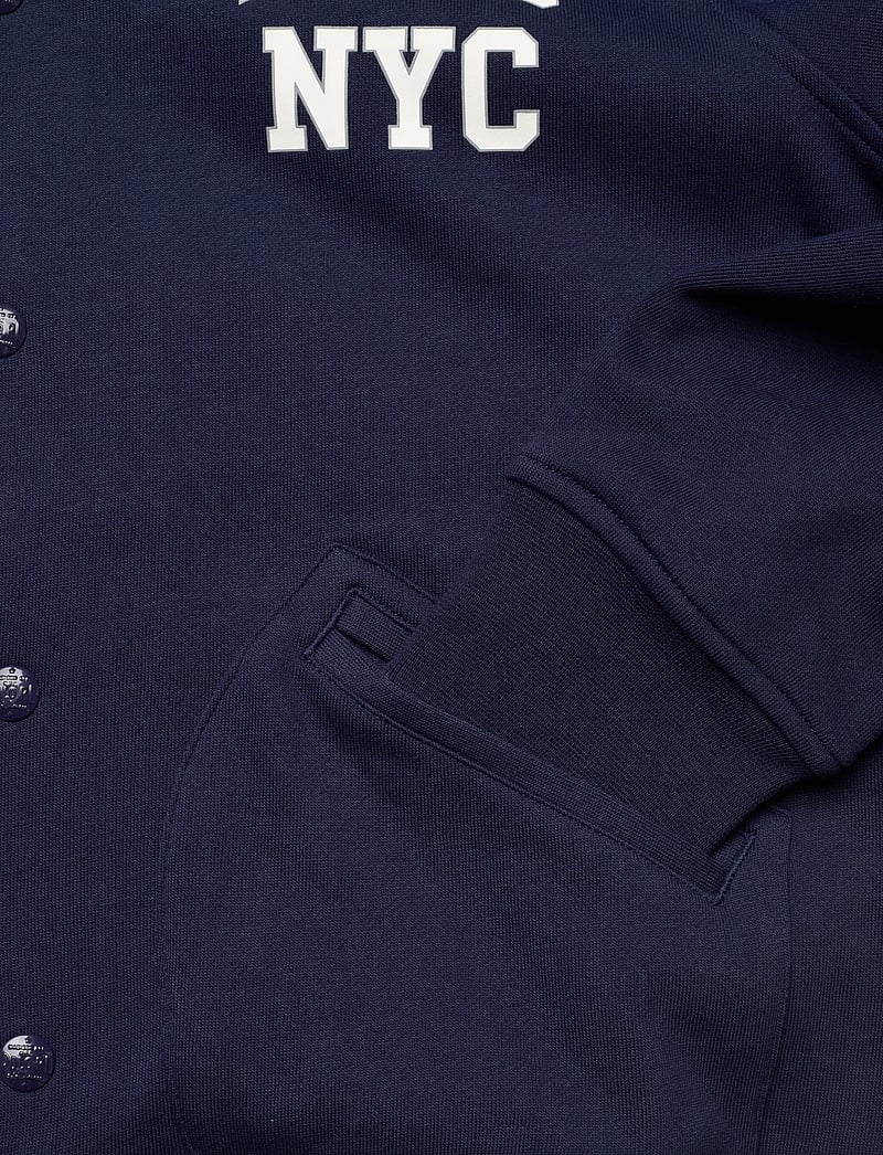 Polo Ralph Lauren - Fleece Graphic Baseball Jacket - varsity jackor - cruise navy - 3